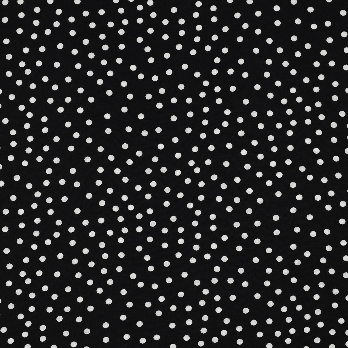 Polka Dot in Black ViscoseFabric