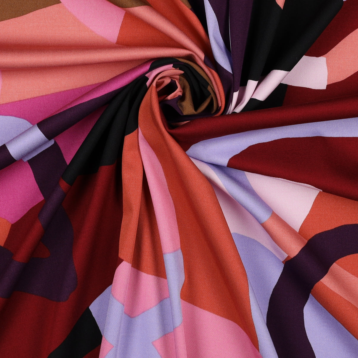 Nerida Hansen - Rosella Natural Flow Nutmeg Stretch Viscose Twill Fabric