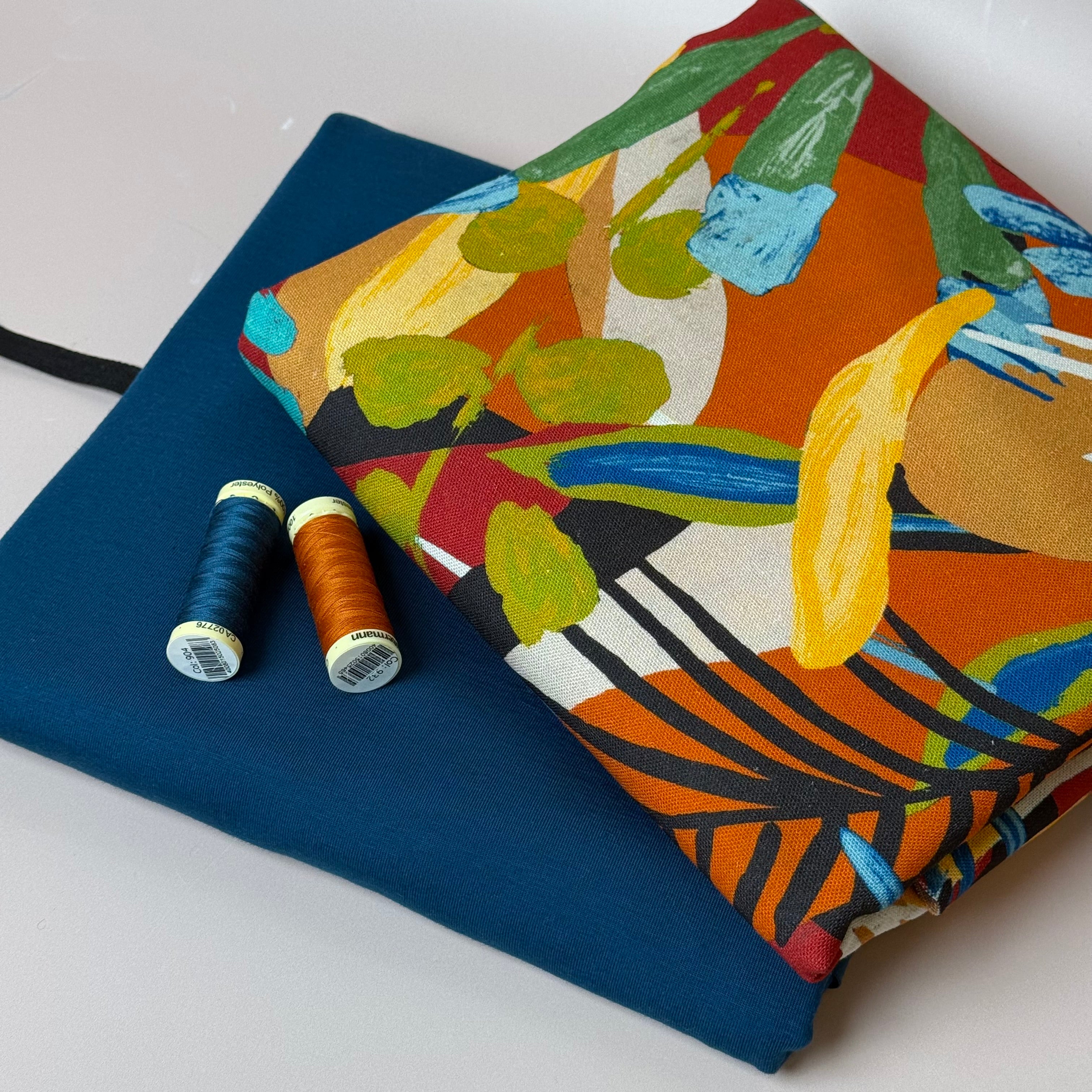 Make An Outfit Colour Bundle and Sewing Kit - Skyline Tee in Cotton Jersey and Spring Trousers in Tropical Linen