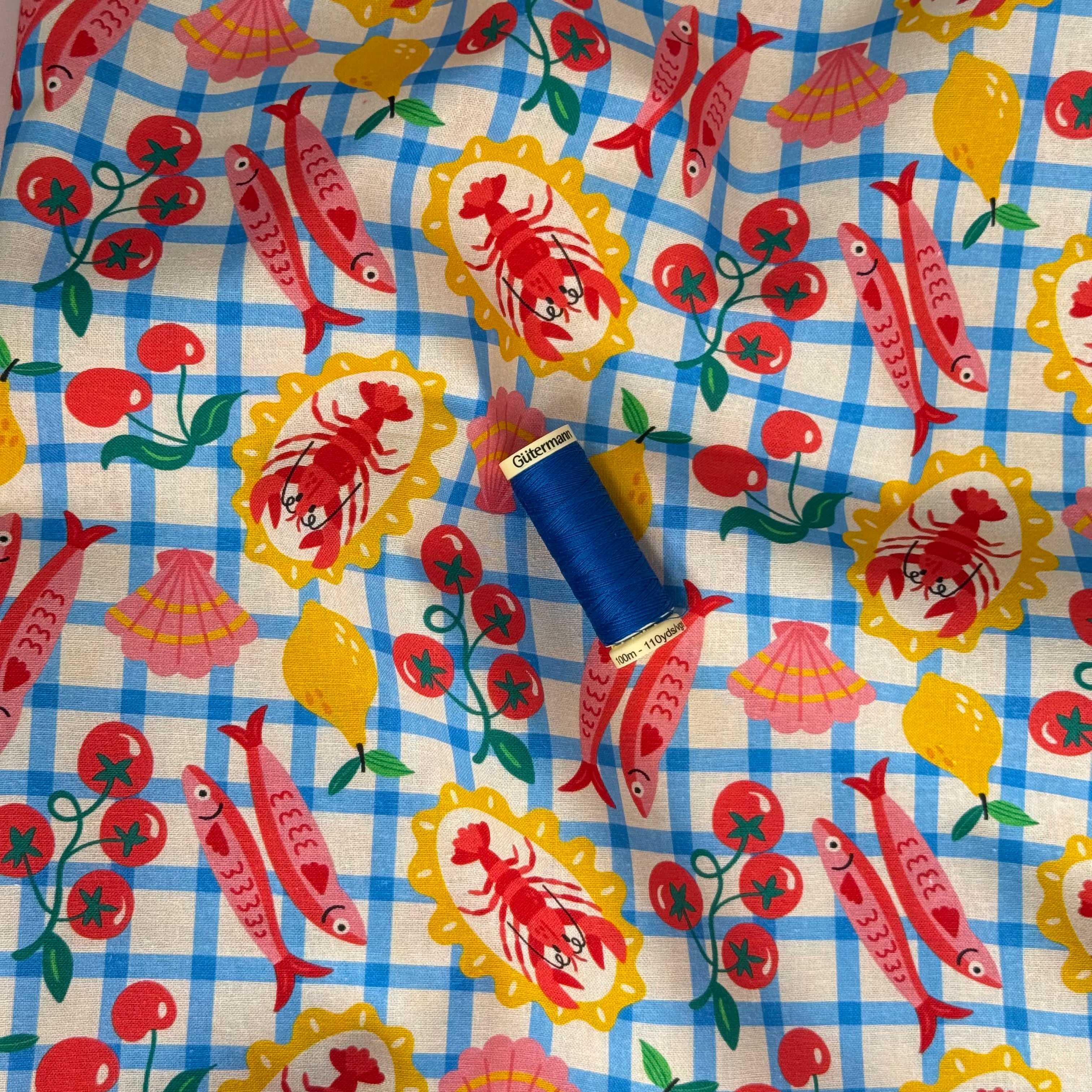Summer Picnic Soft Cotton Fabric