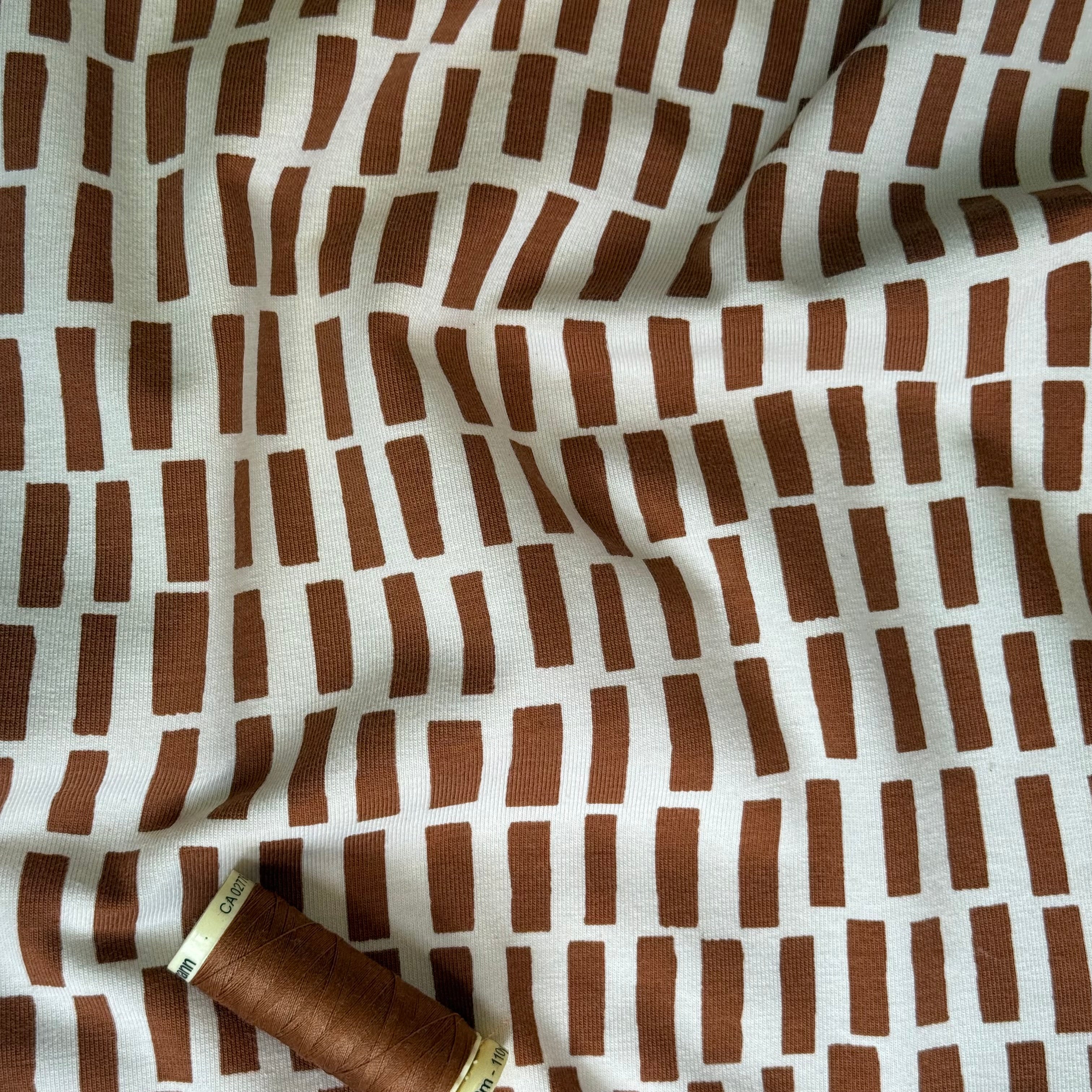 Caramel Marks Natural GOTS Organic Cotton Jersey