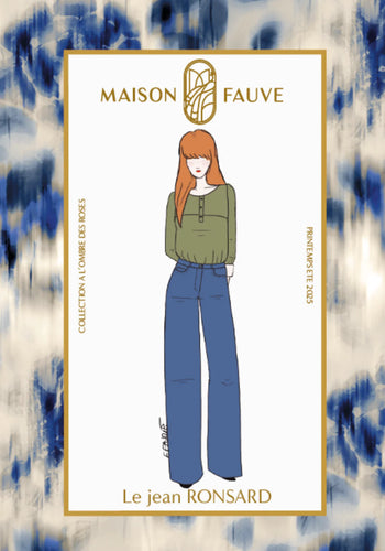 Maison Fauve - RONSARD JEANS Paper Sewing Pattern