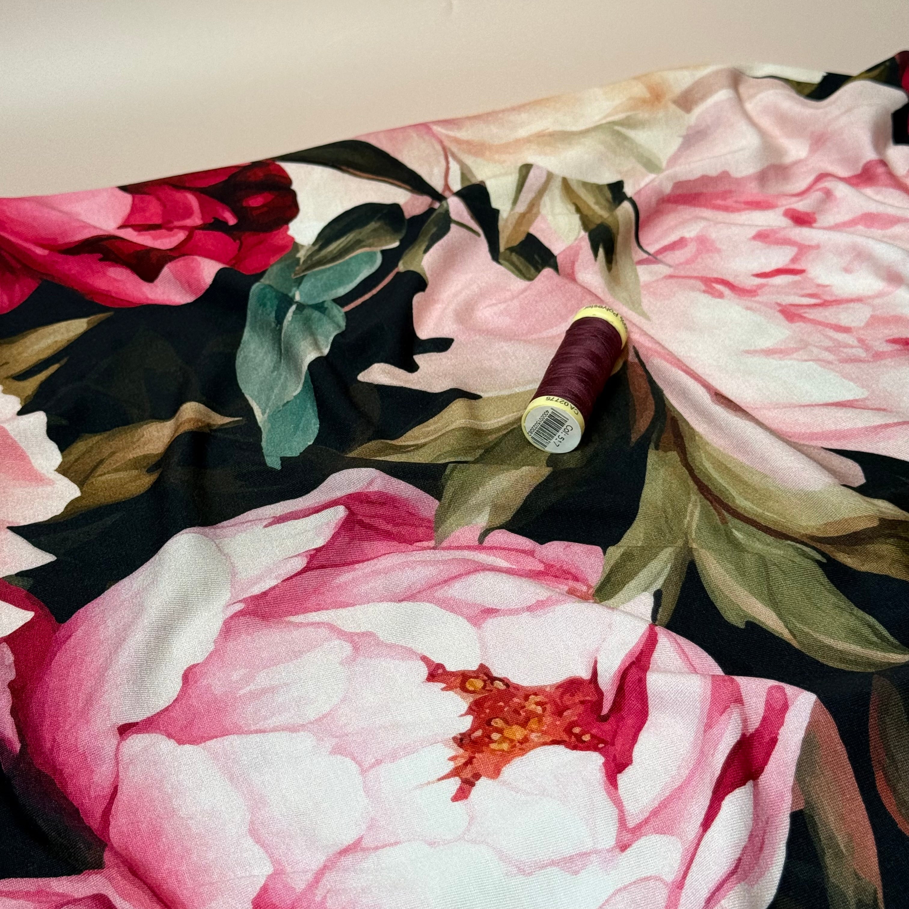 Danish Design - Large Florals ECOVERVO™ Viscose Jersey