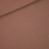 See You At Six - Russet Plain Linen Viscose Fabric