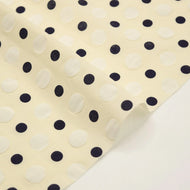 PRE-ORDER - arriving by mid October - Kokka - Textured Polka Dot Ripple Cotton Lawn in Beige