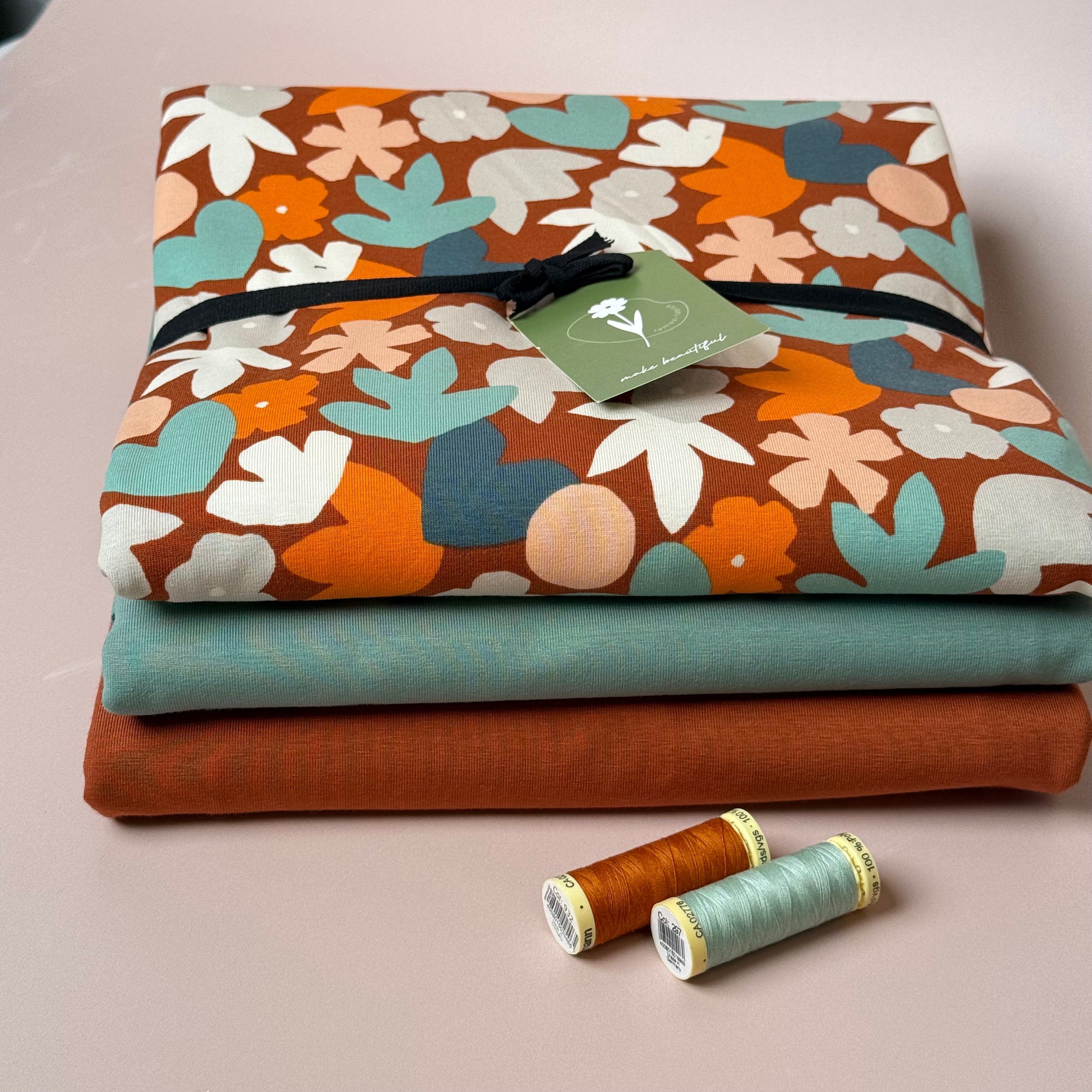 Colour Bundles - Autumn Leaves Cotton Jersey Fabrics