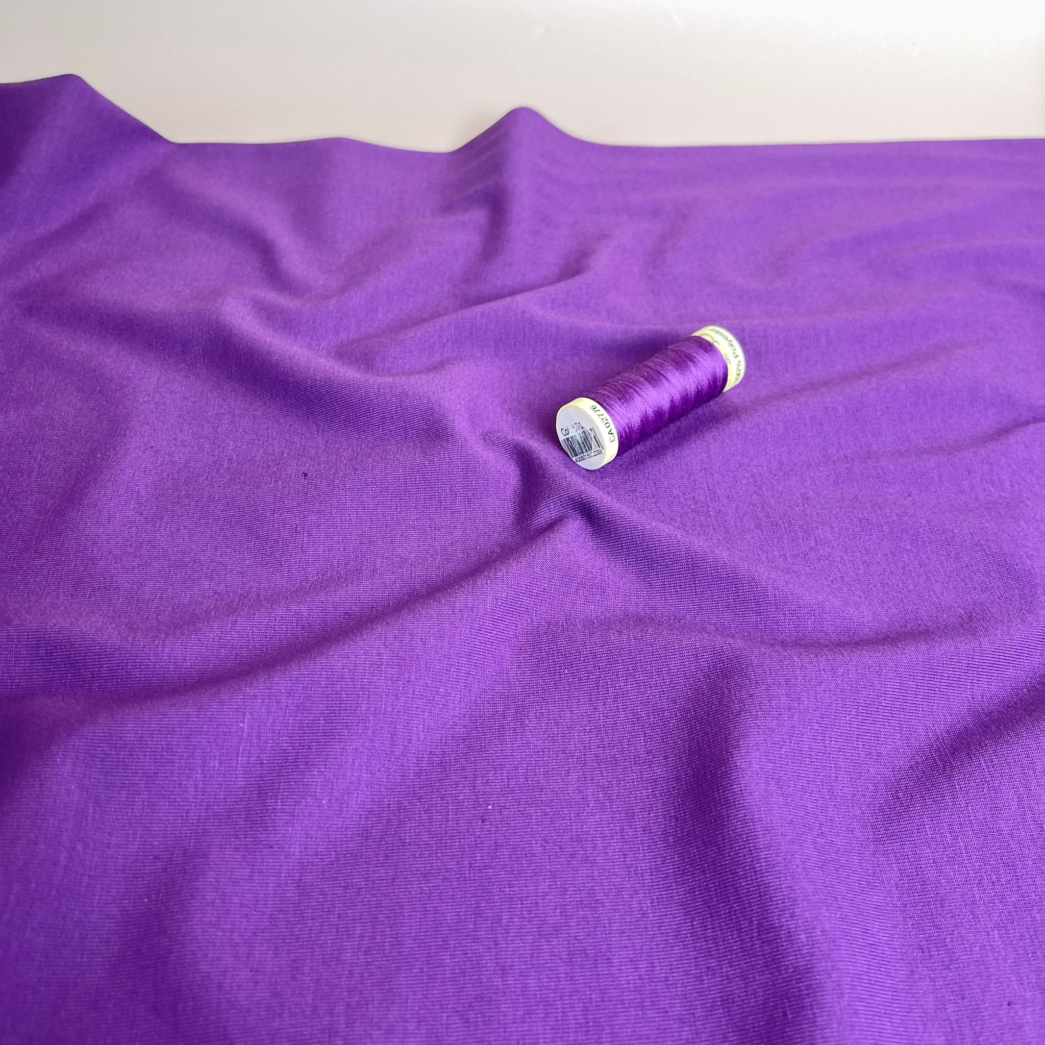 Essential Chic Violet Purple Cotton Jersey Fabric