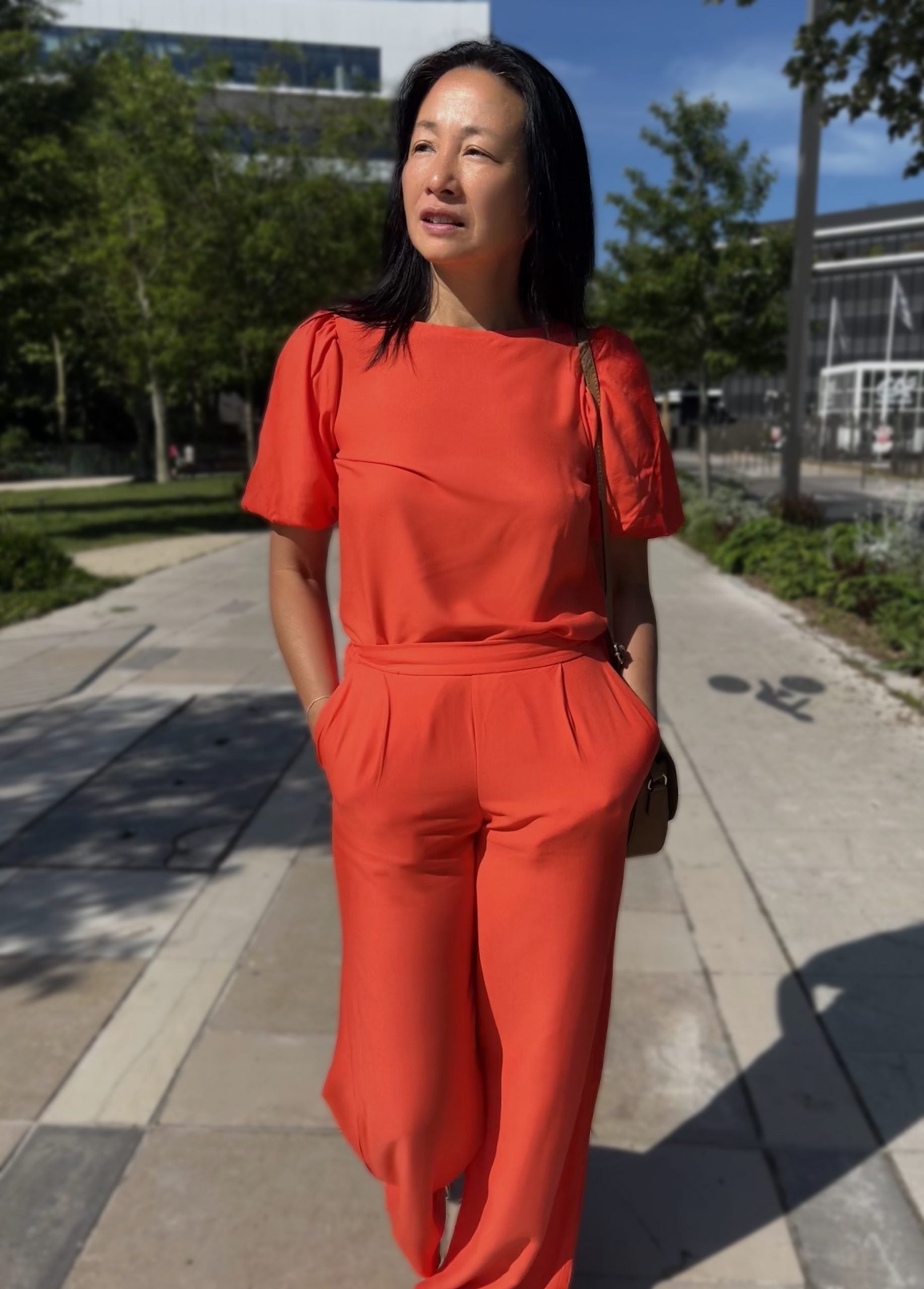 My Dress Made - Viscose Crêpe in Tangarine
