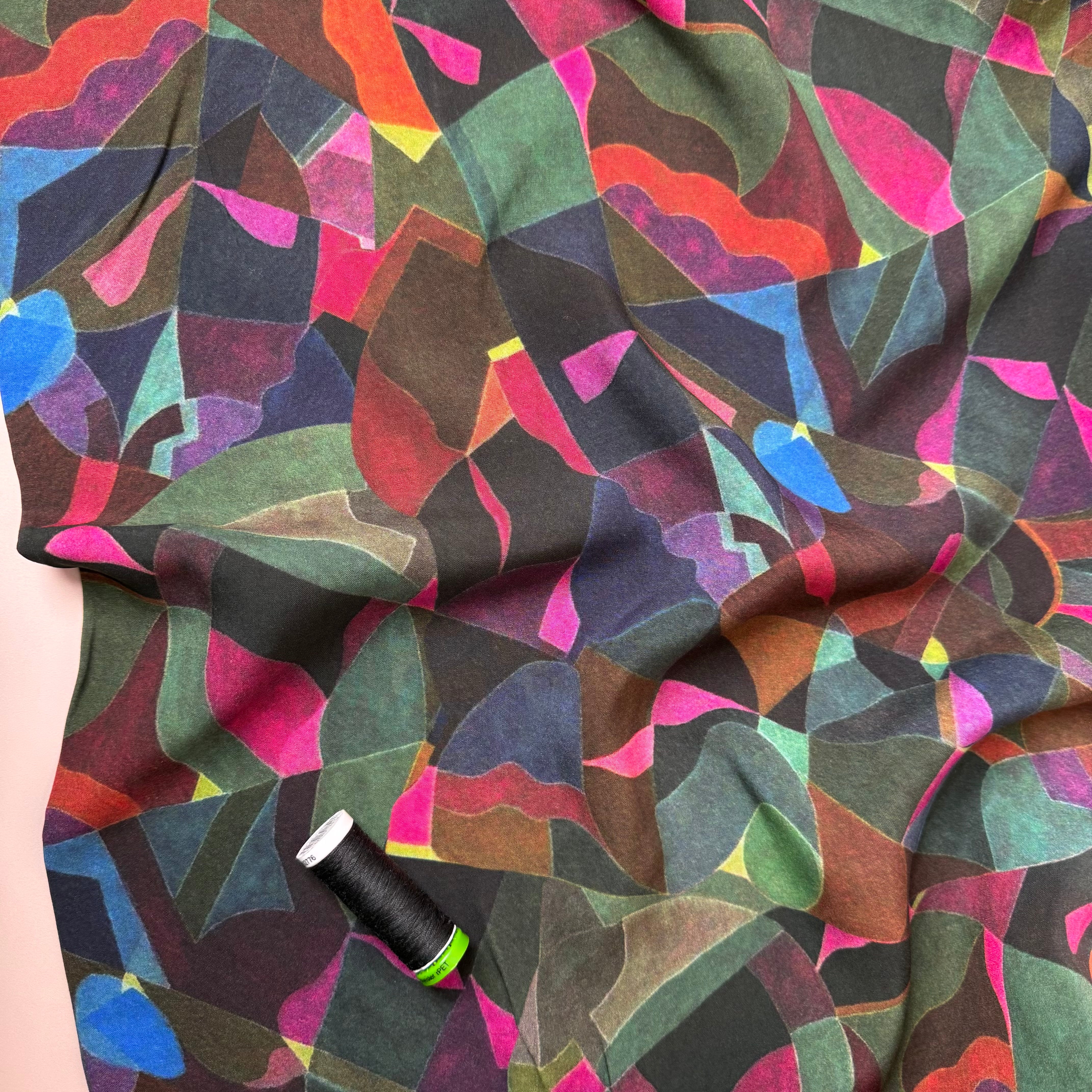 Festive Glow LENZING™ ECOVERO™ Viscose Fabric