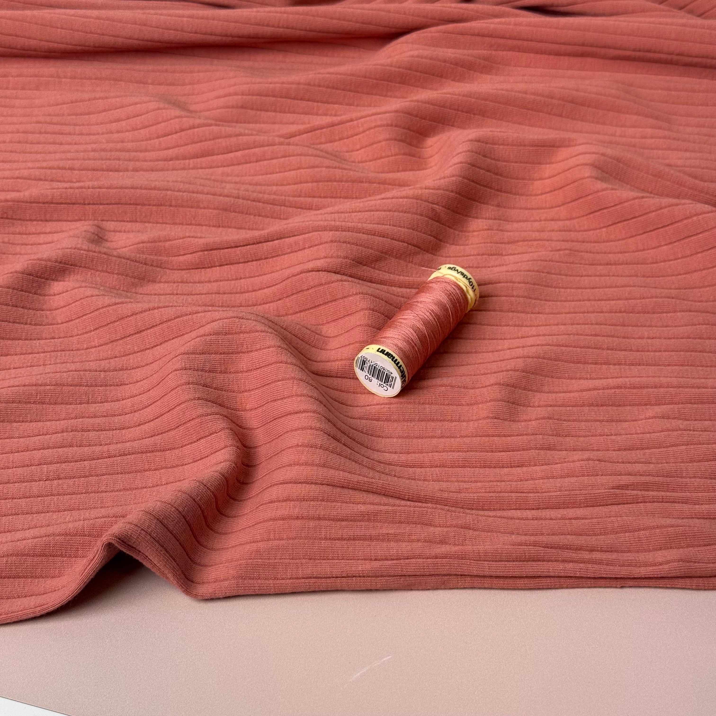 Canyon Clay Cotton Ribbed Jersey