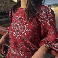 My Dress Made - Scarlett Bandana Textured Viscose Fabric