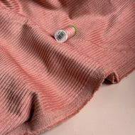 Ex-Designer Deadstock - 4.5W Pure Cotton Washed Corduroy in Dusky Pink