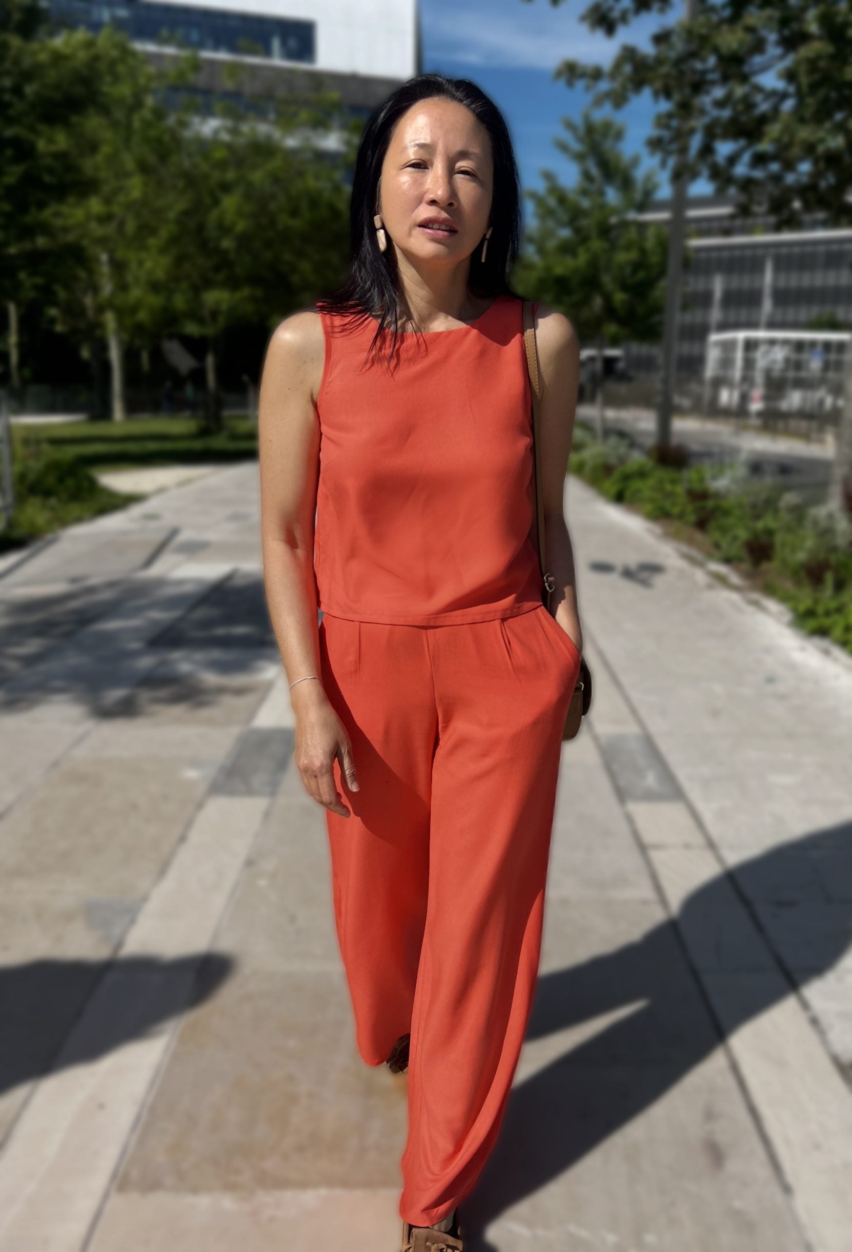 My Dress Made - Viscose Crêpe in Tangarine