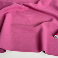 Flow Raspberry Viscose Linen Blend Dress Fabric