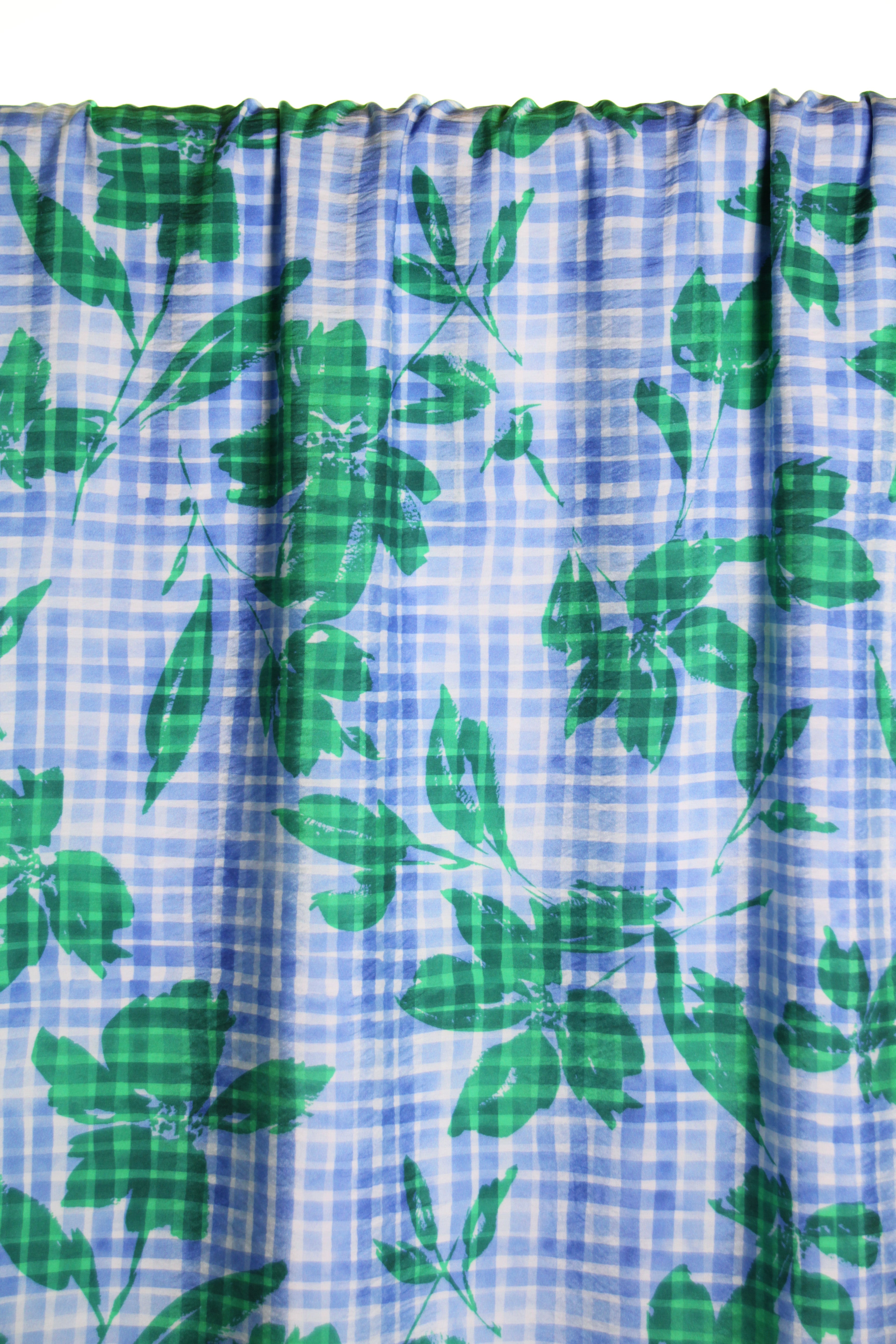 PRE-ORDER - arriving by end of APRIL 
- Atelier Jupe - Soft Checked Textured Viscose