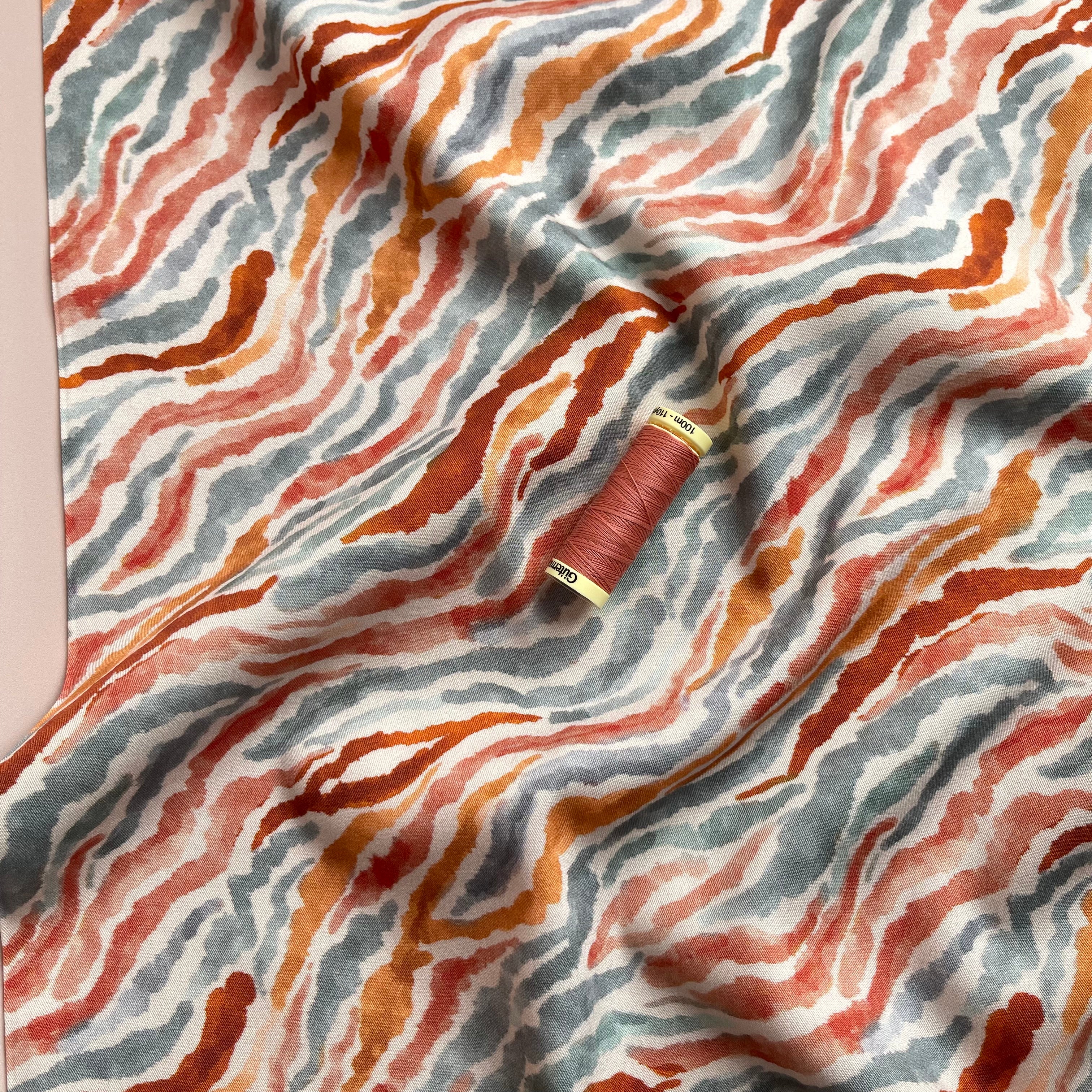 REMNANT 1.7 Metres - Rosella Savanna Stretch Viscose Twill Fabric