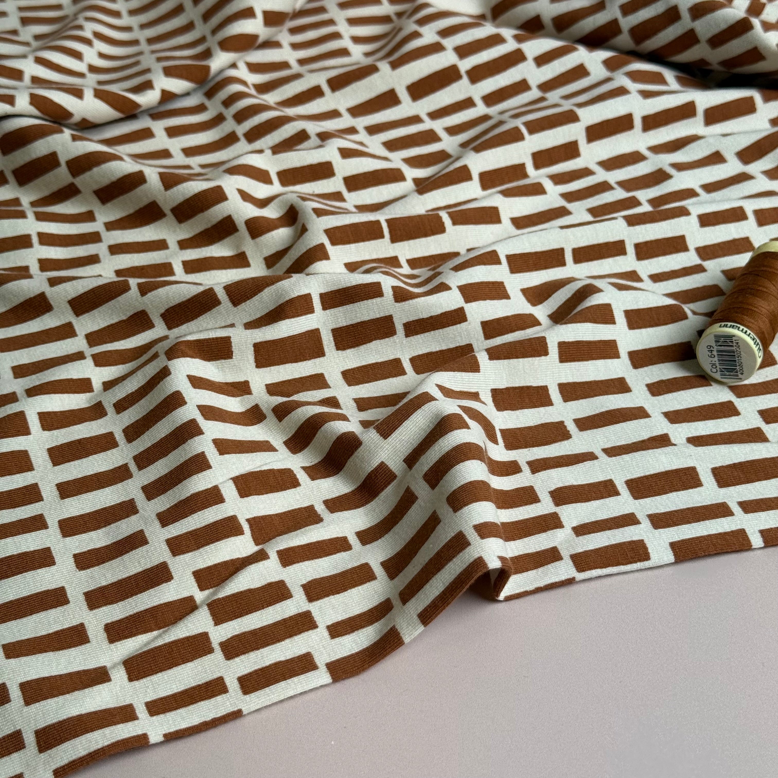 Caramel Marks Natural GOTS Organic Cotton Jersey