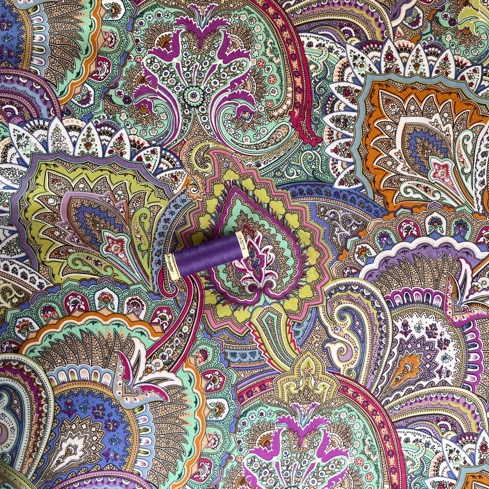 Joyful Paisley Viscose Fabric