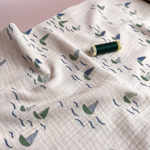 Buy Double Gauze Muslin  Double Gauze Baby Cotton Muslin Dressmaking Fabric  – themazi