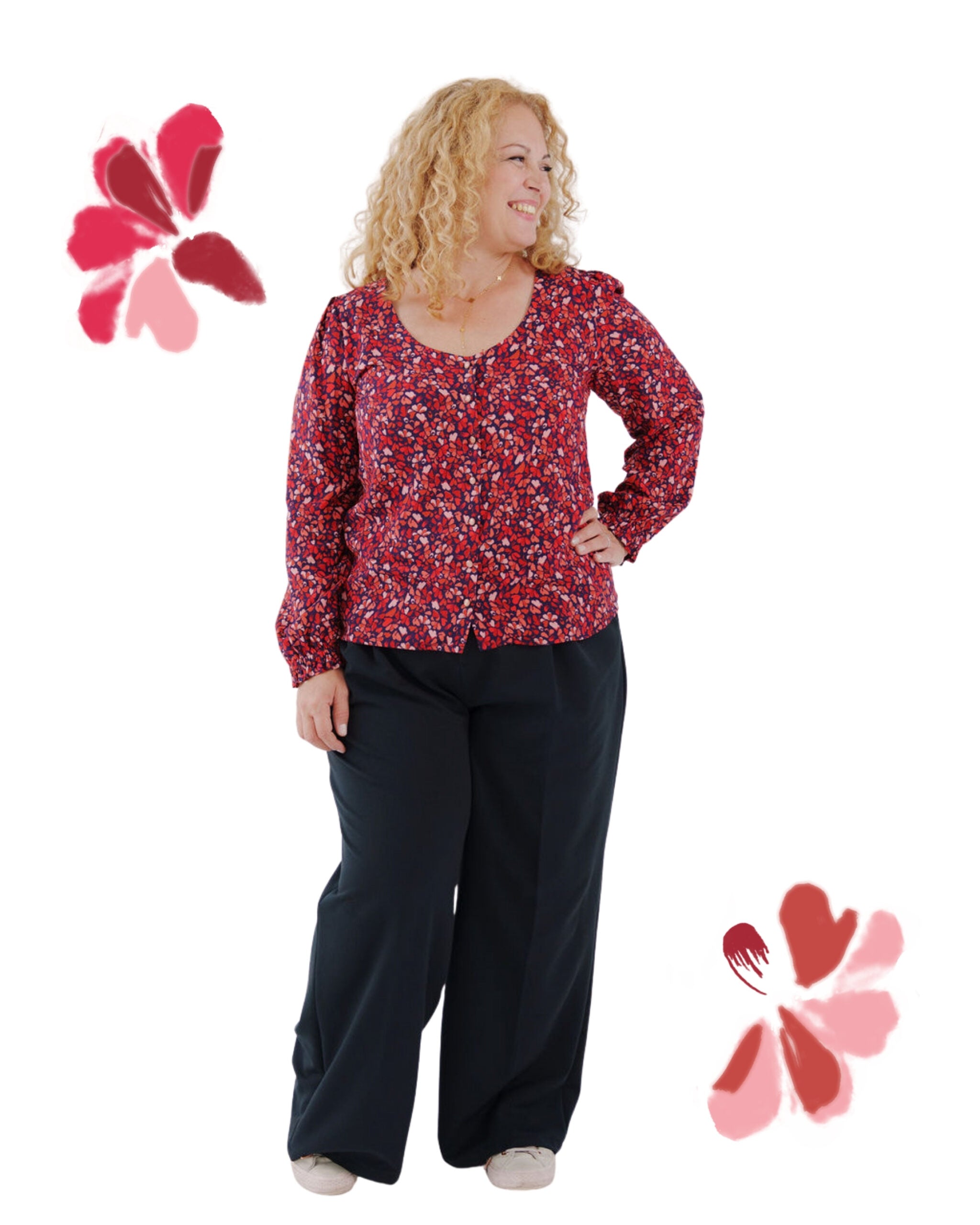 Lise Tailor - Scintille Viscose Fabric with LENZING™ ECOVERO™ fibres