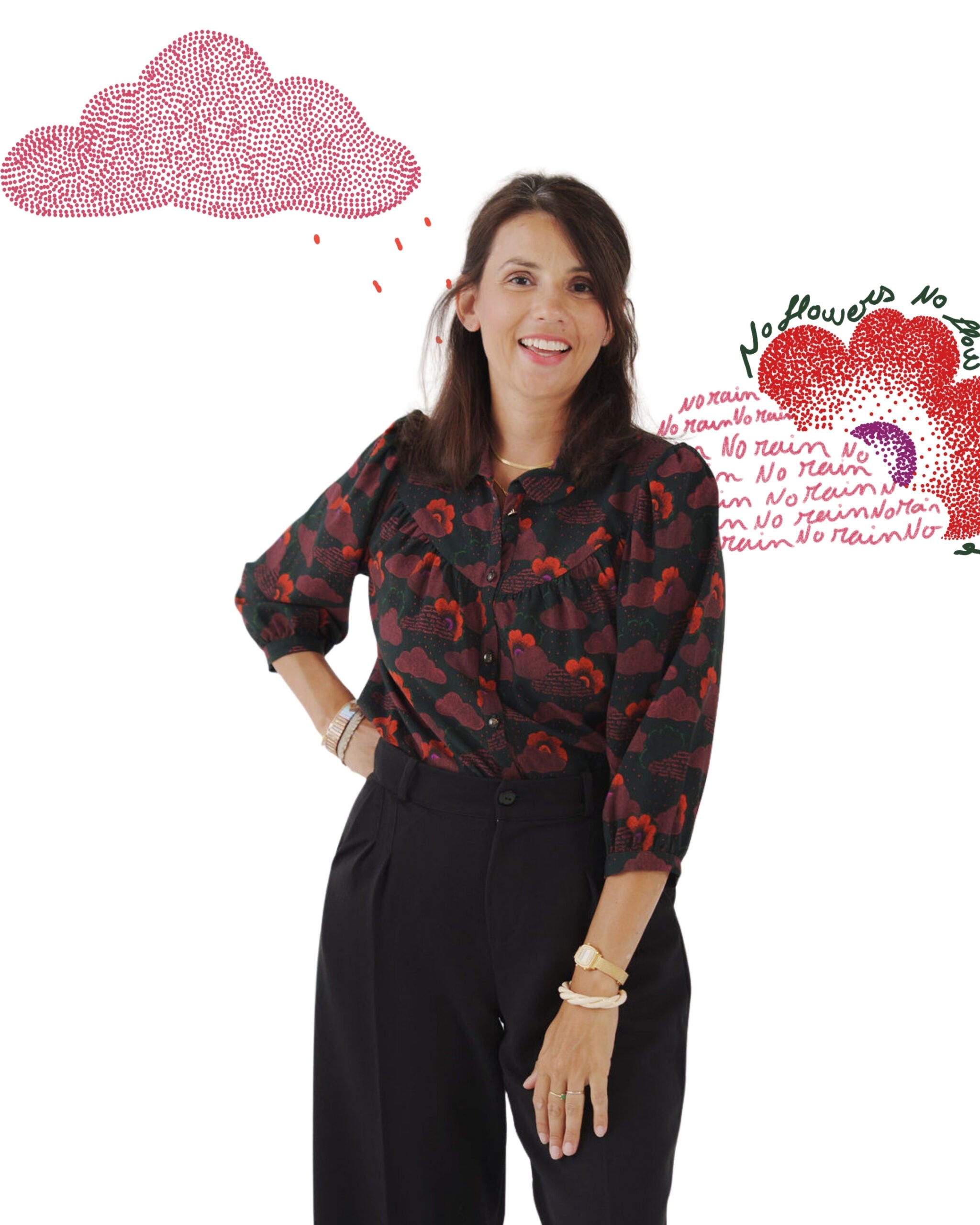 Lise Tailor - Celestial Viscose Fabric with LENZING™ ECOVERO™ fibers