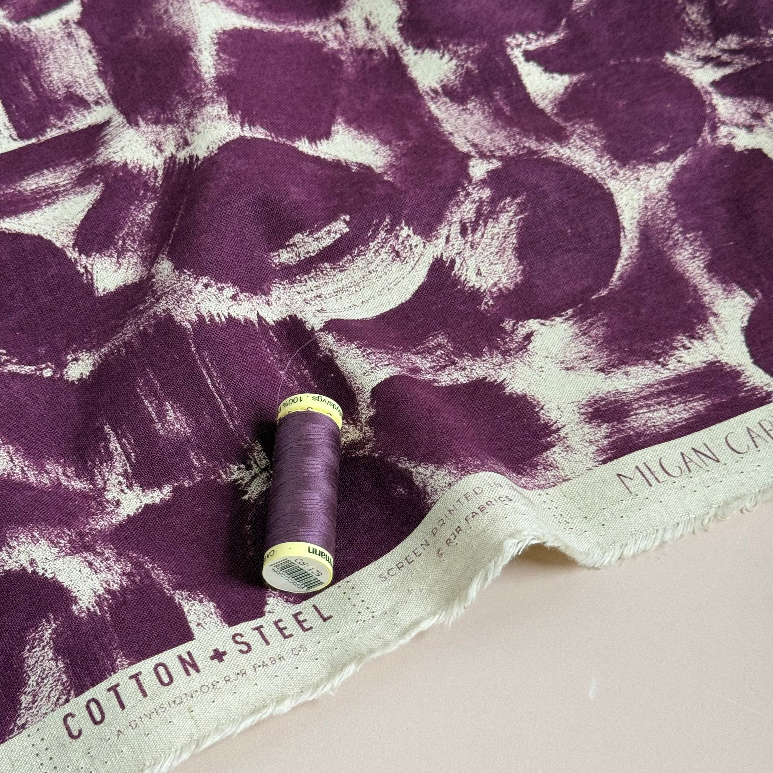 Cotton and Steel - Harmony Crushed Berries Unbleached Cotton Canvas