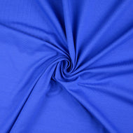 REMNANT 1.26 Metres - Essential Chic Royal Blue Plain Cotton Jersey Fabric
