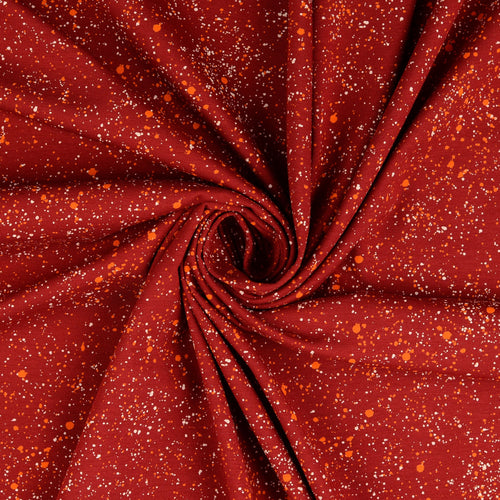 REMNANT 1.29 Metres - Galaxy Red Cotton Jersey