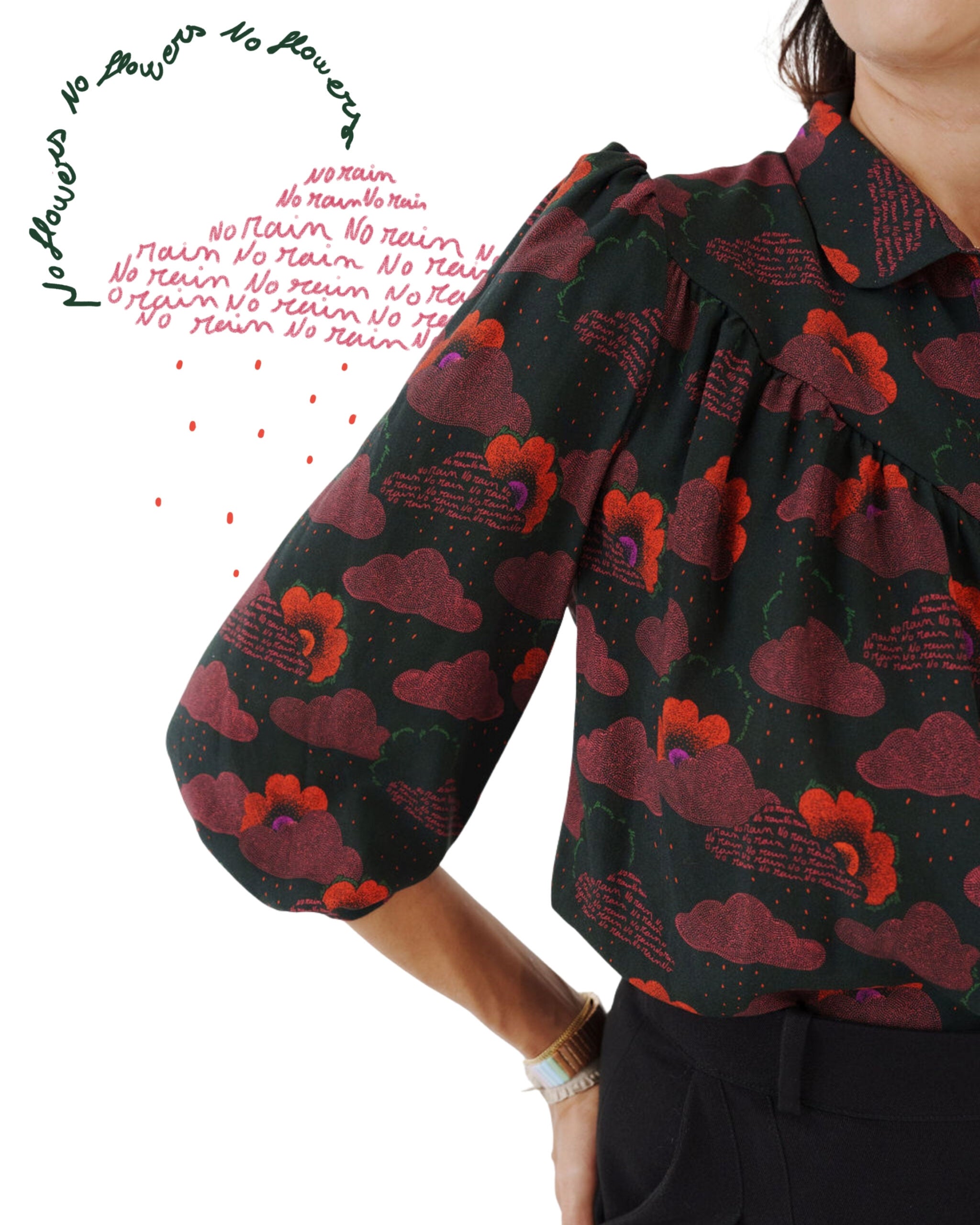 Lise Tailor - Celestial Viscose Fabric with LENZING™ ECOVERO™ fibers