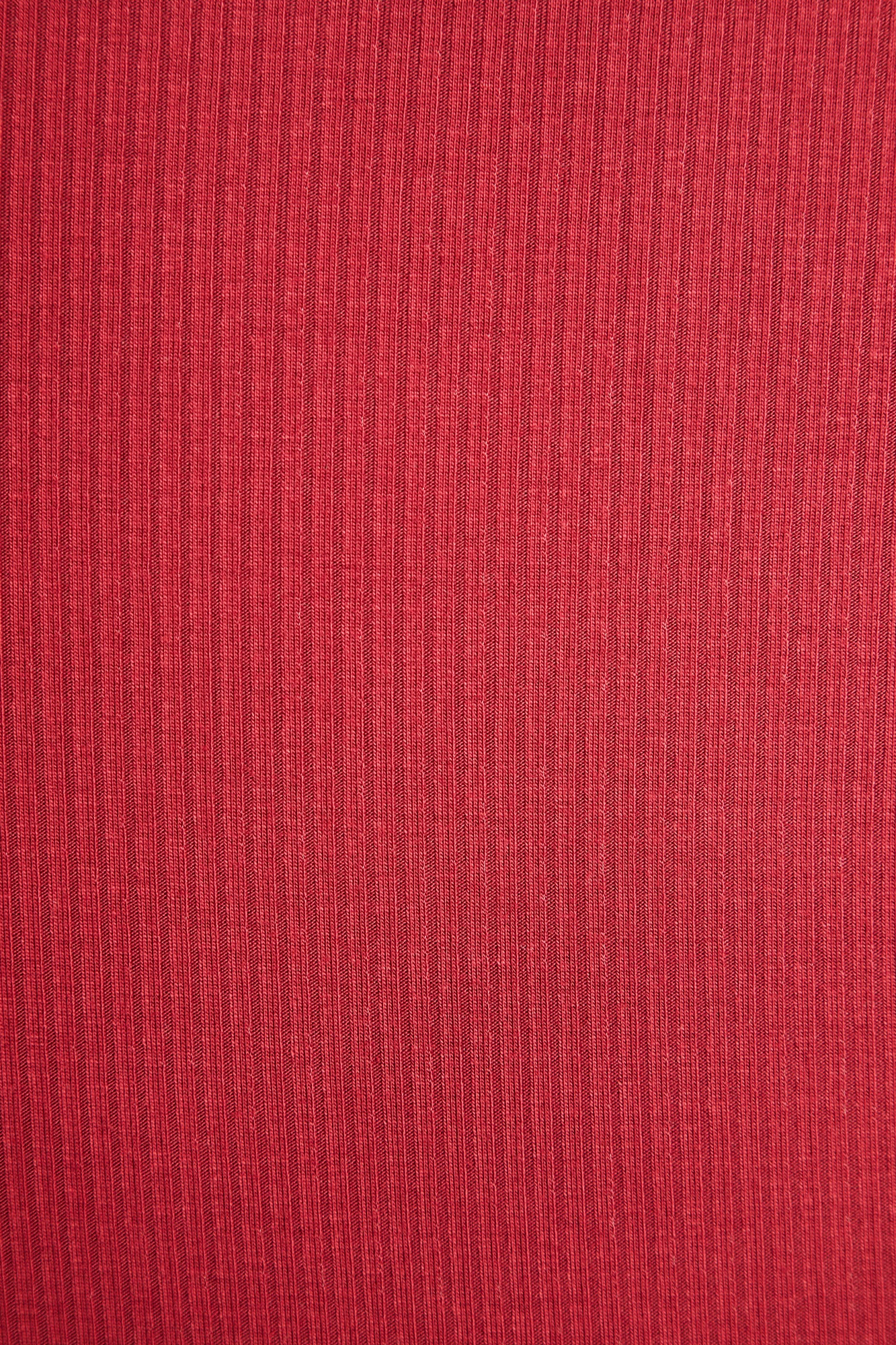 Derby Ribbed Jersey Berry Red with TENCEL™ Modal Fibres