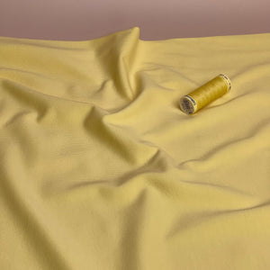 Essential Chic Spring Lemon Cotton Jersey Fabric