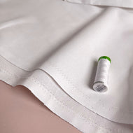 REMNANT 0.31 Metre - Classic White Cotton Fabric