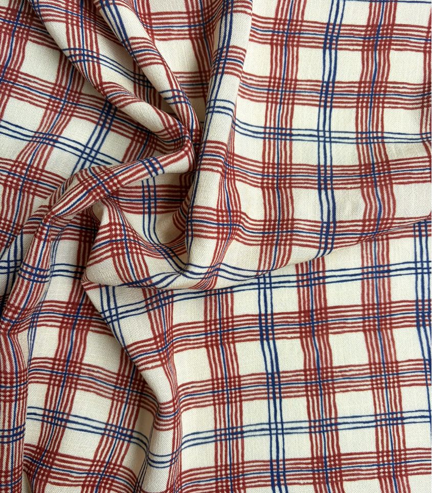 Cousette - Country Checks Viscose Fabric