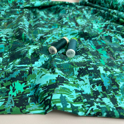 Danish Design - Forest Camo Cotton Jersey