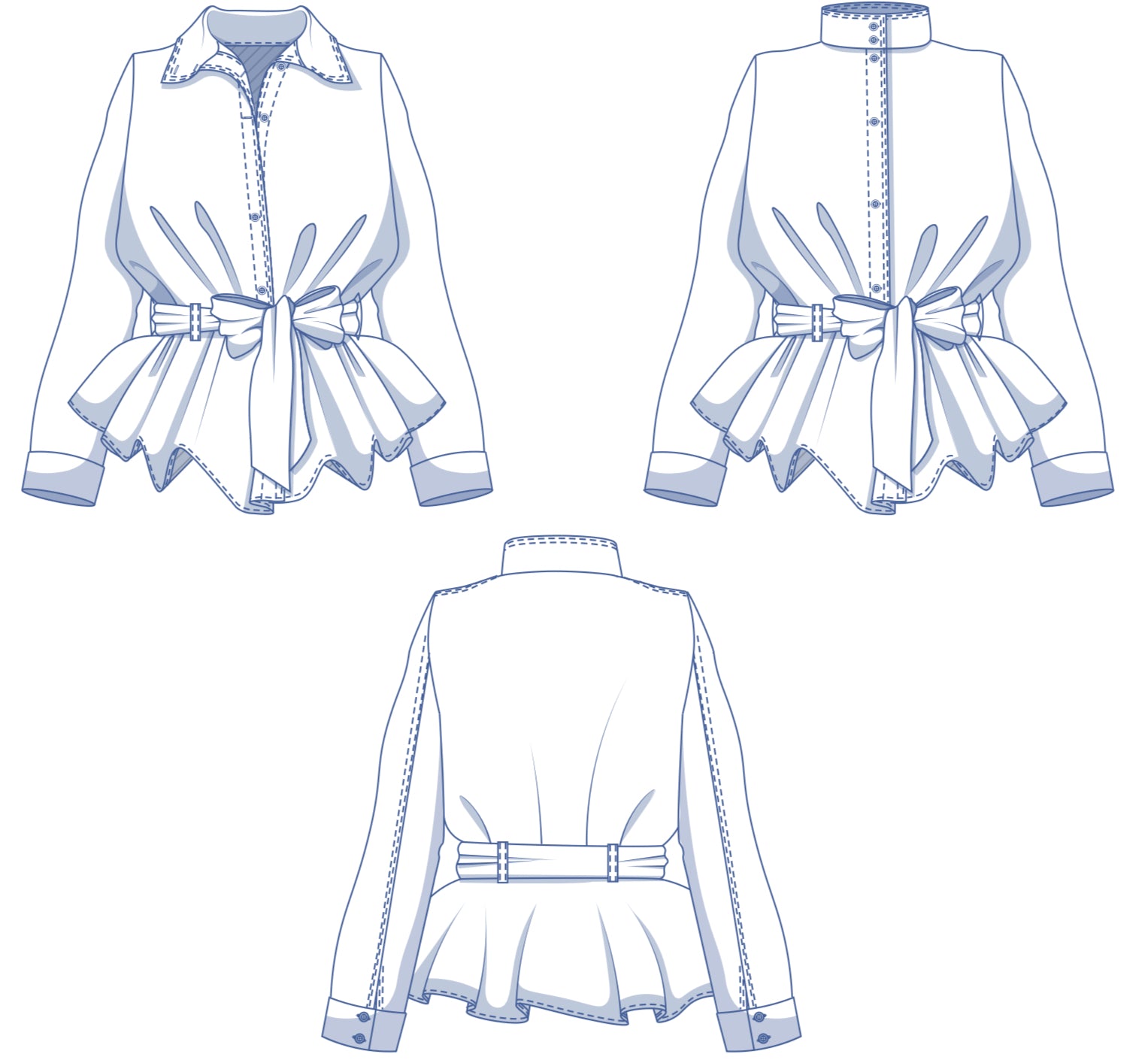 Fibre Mood - AKI Shirt Sewing Pattern