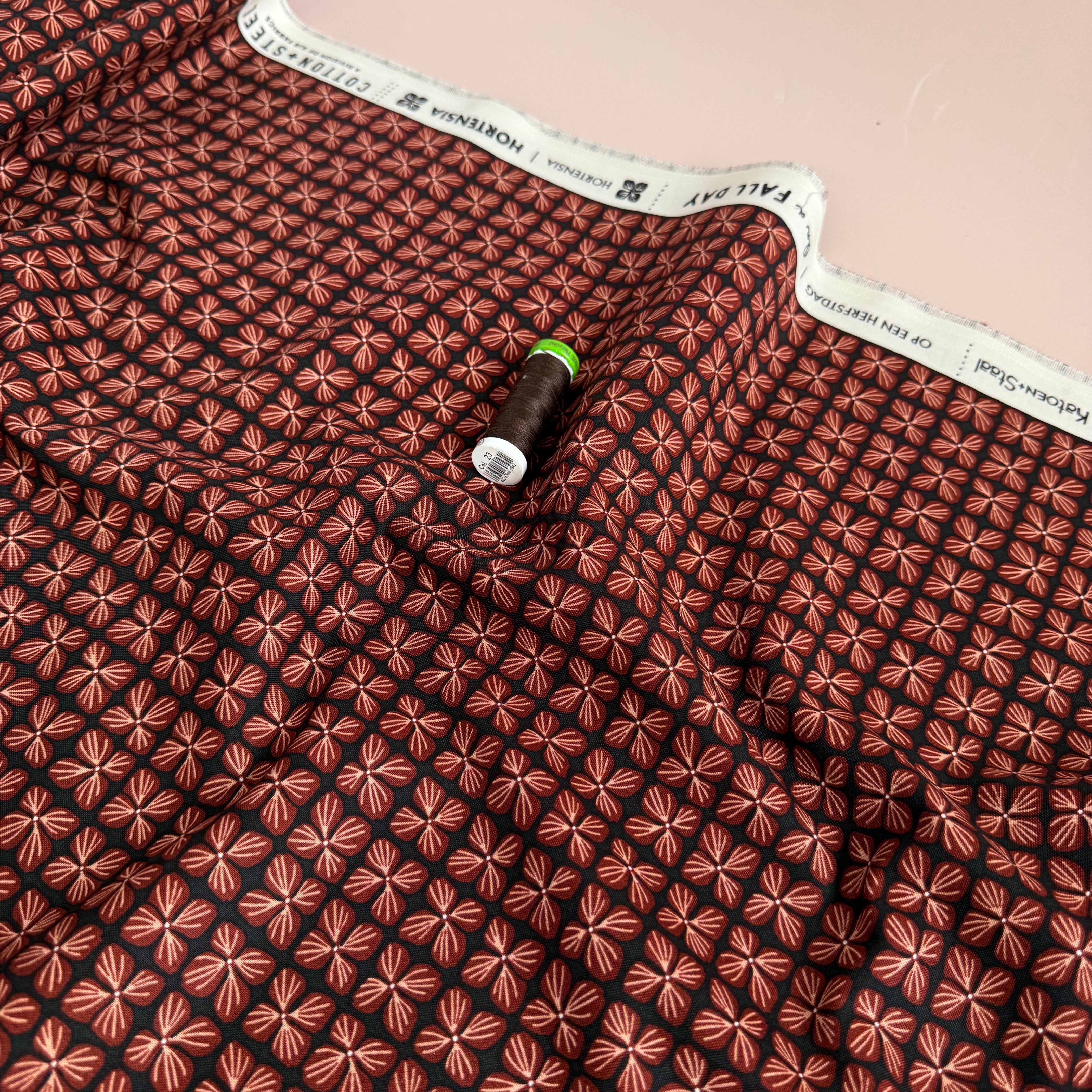 Cotton and Steel - Hortensia After Midnight Japanese Cotton