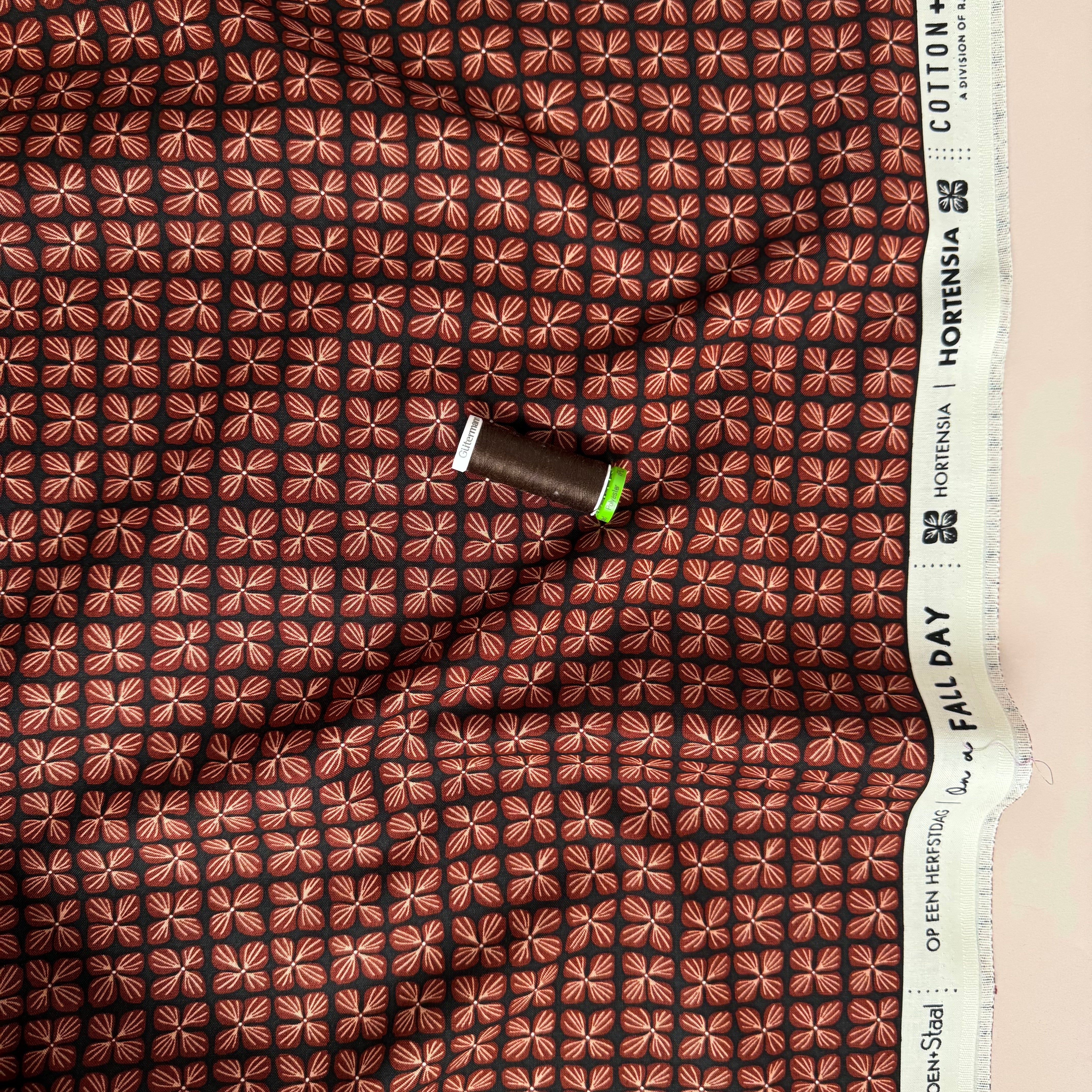 Cotton and Steel - Hortensia After Midnight Japanese Cotton