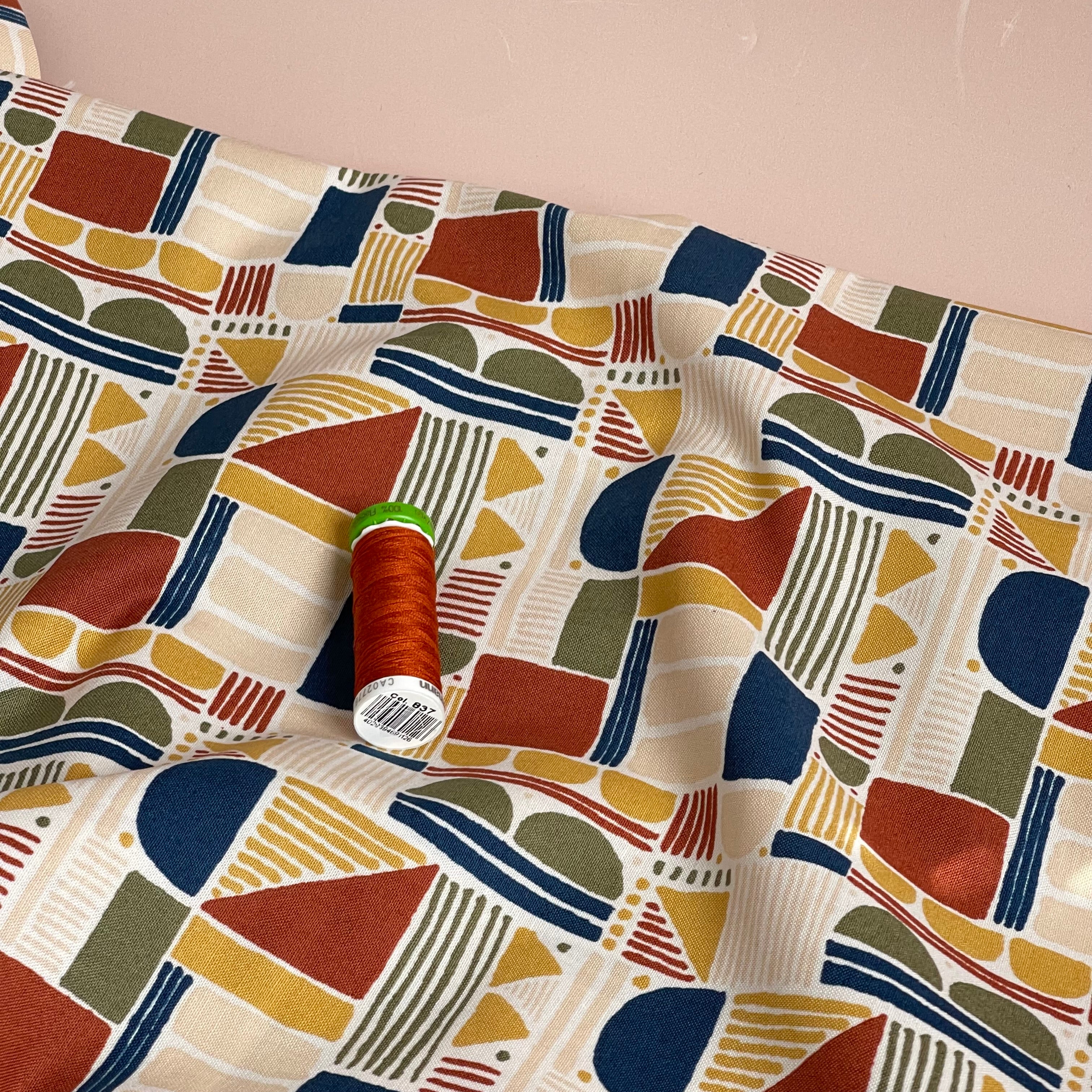 Cotton and Steel - Feel The Void Cotton Fabric