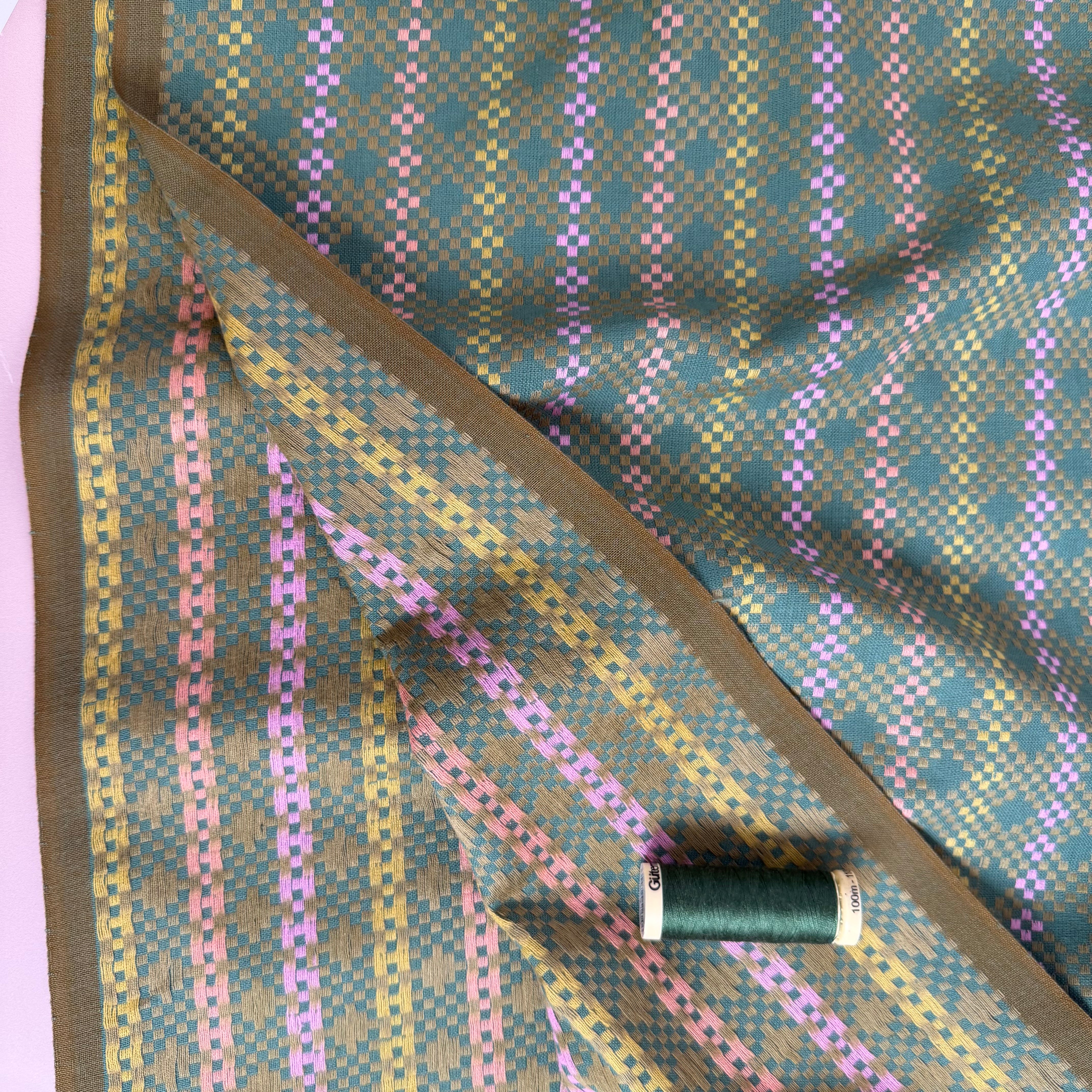 Fableism Supply Co - Lucky Loom Mosaic Melon Yarn Dyed Cotton