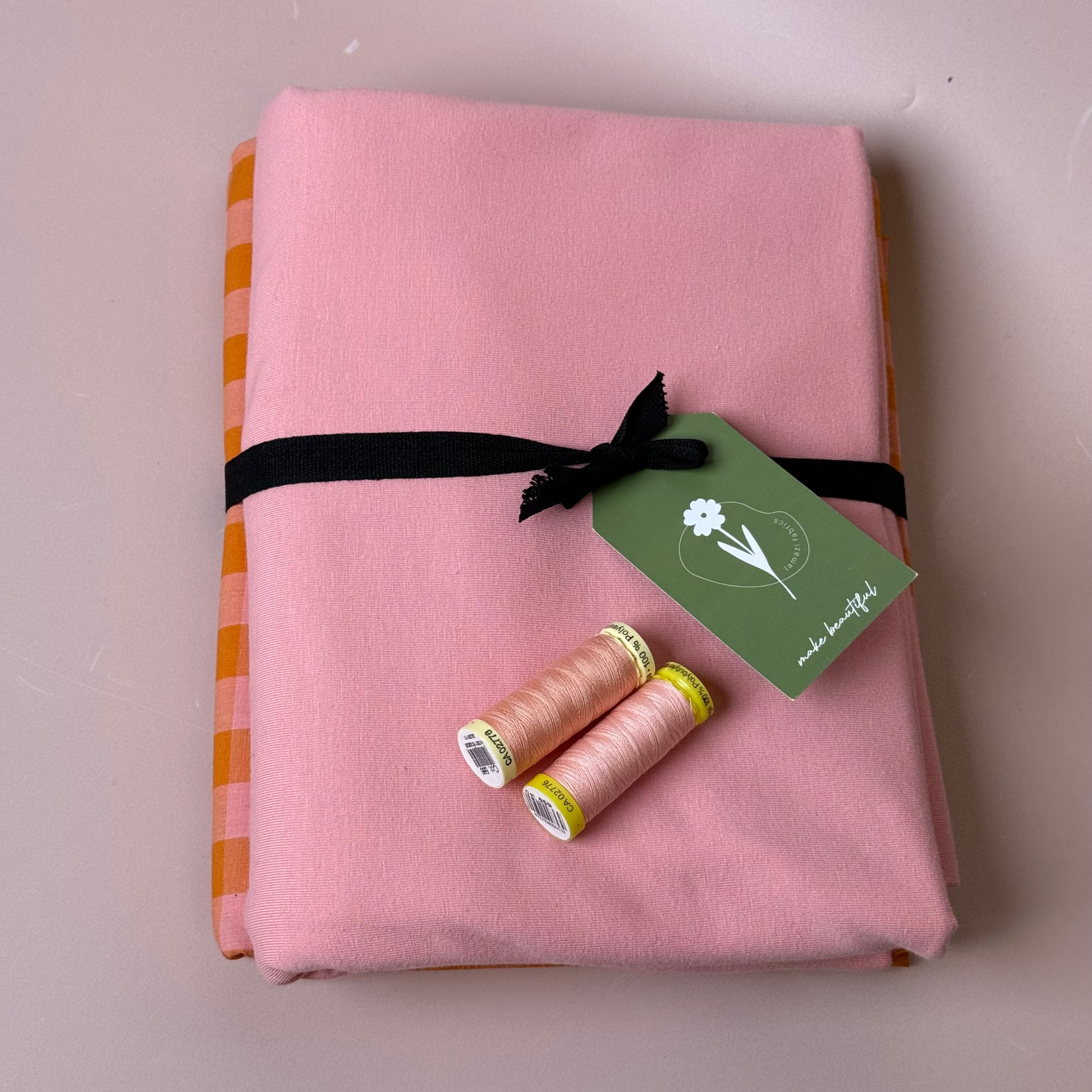 Limited Edition - Luxury Pyjama Kit with Fruit Salad check Cotton and Jersey