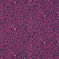 Animal Print Pink Cotton French Terry Fabric