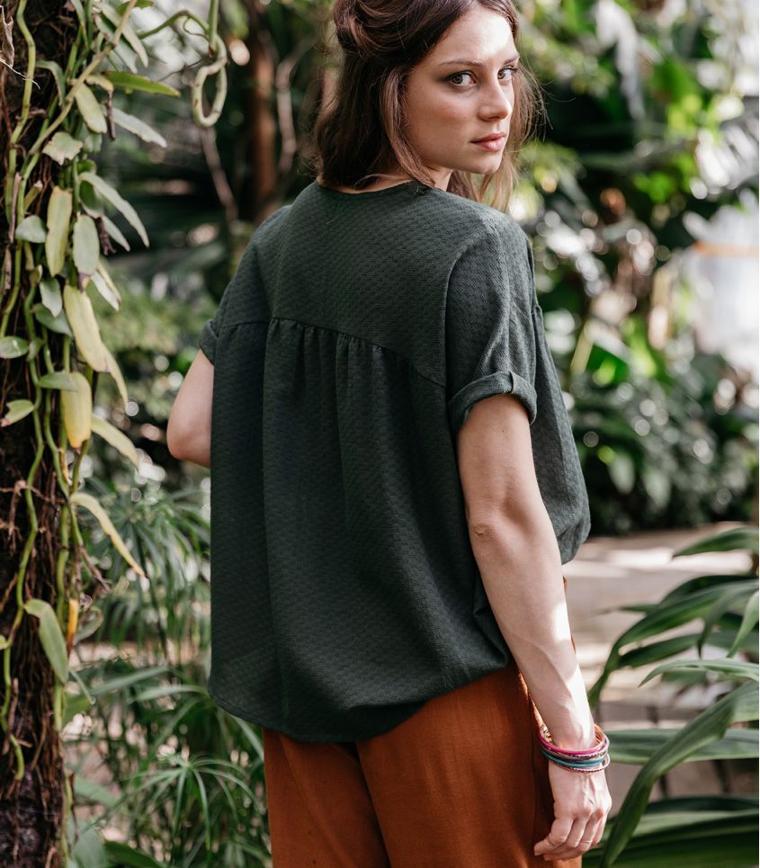 Cousette - Catherinette Blouse Sewing Pattern French Version – Lamazi ...