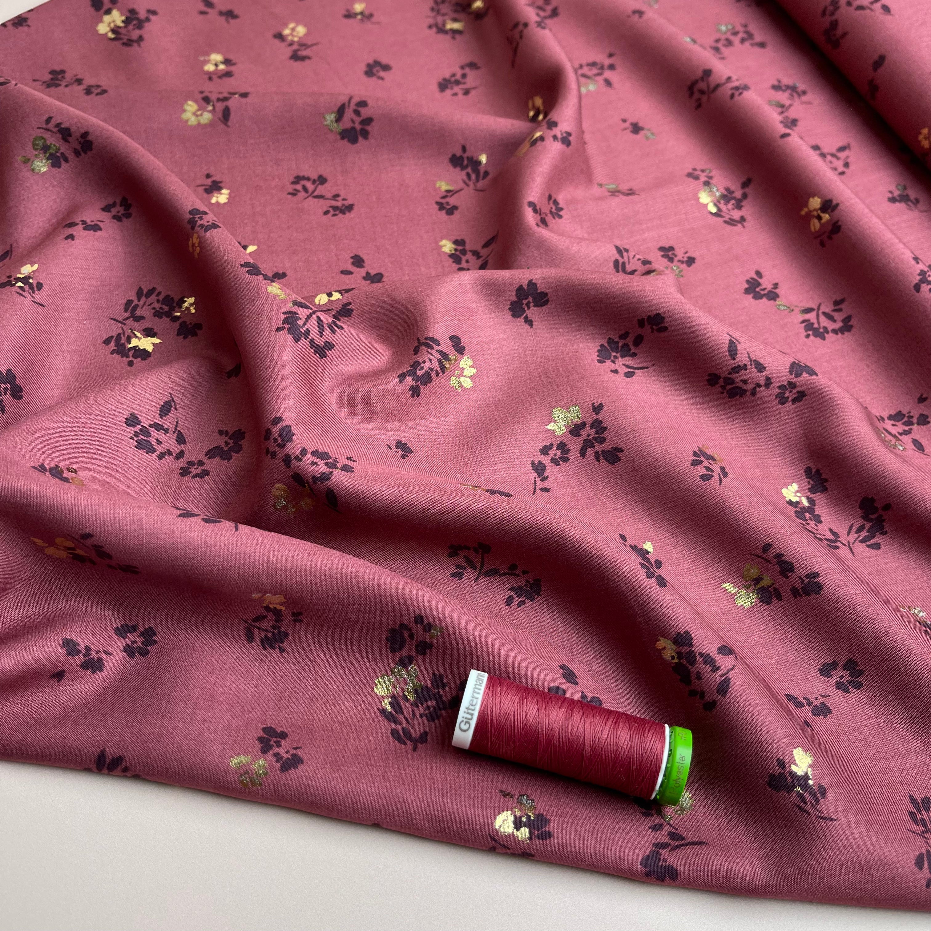 Sewing Kit - Soeurette Dress Sewing Kit in Sparkle Flowers Viscose