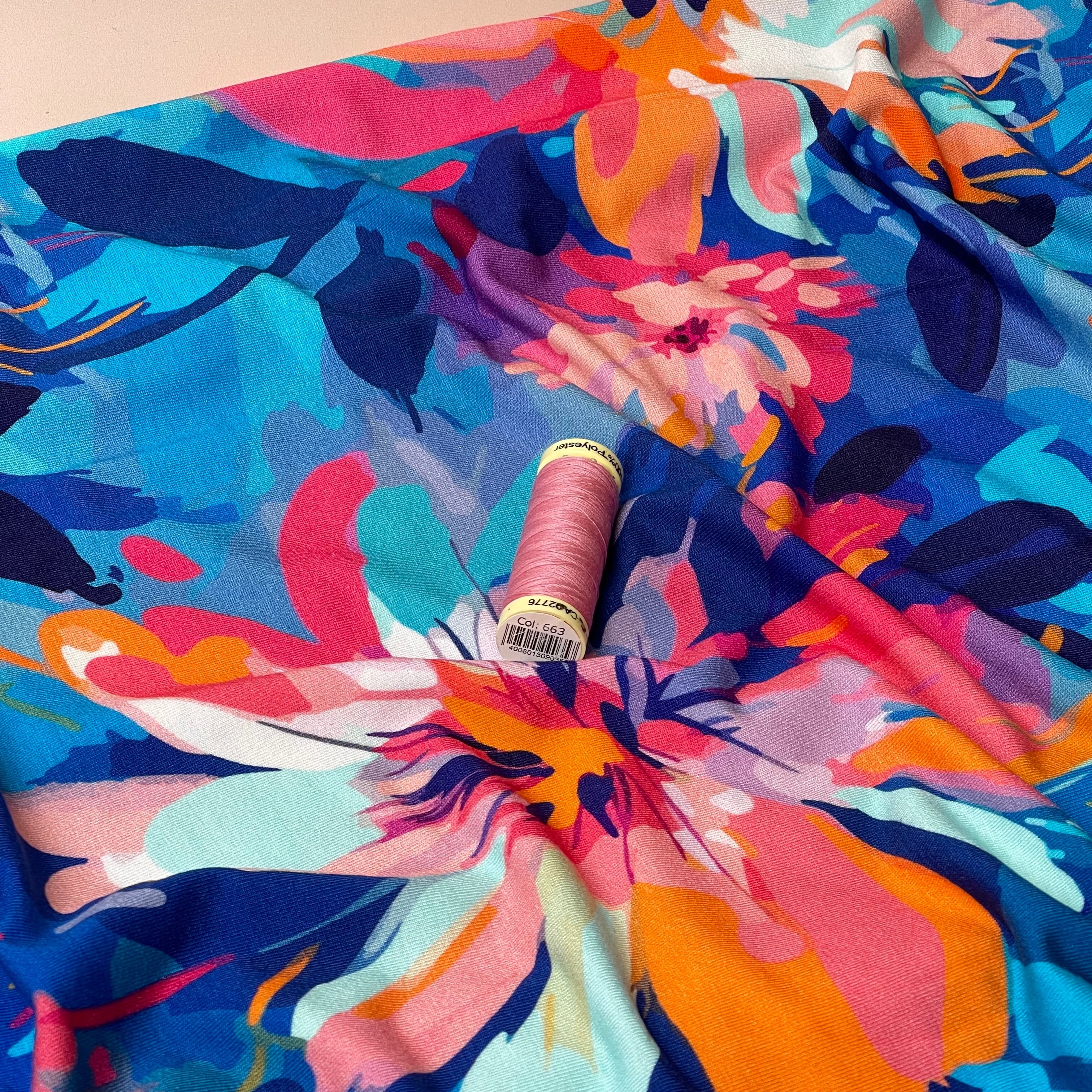 Danish Design - Flower Burst ECOVERVO™ Viscose Jersey