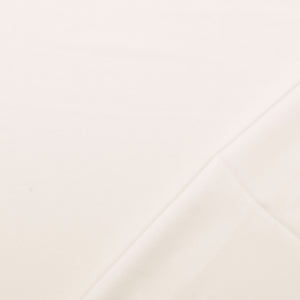 REMNANT 0.93 Metres with Fault (hole 5cm away from edge) - Elegance Plain White Viscose Poplin Fabric