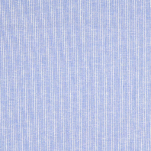 Fine Stripe Blue Linen Cotton Fabric