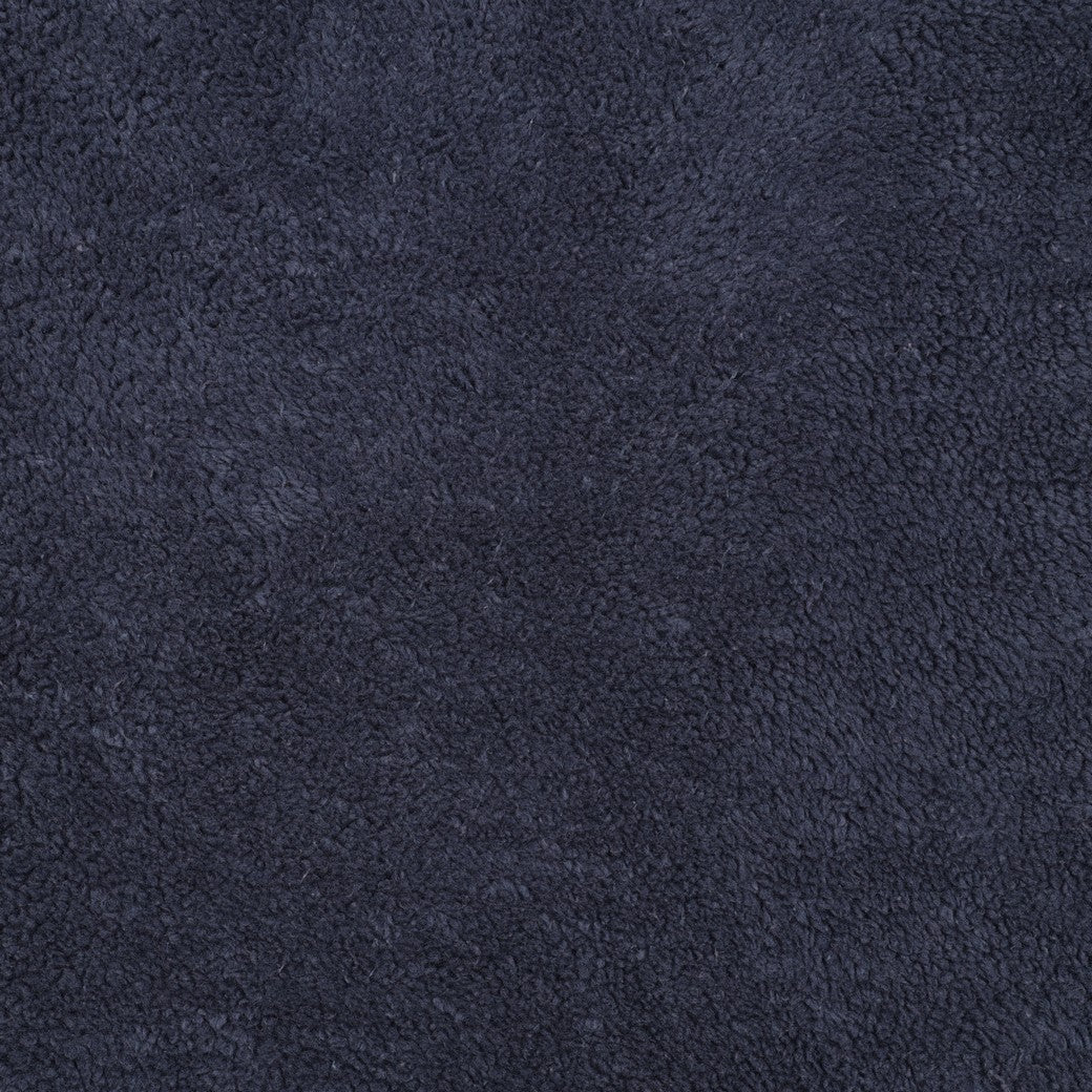 Cotton Teddy Fabric in Denim Blue