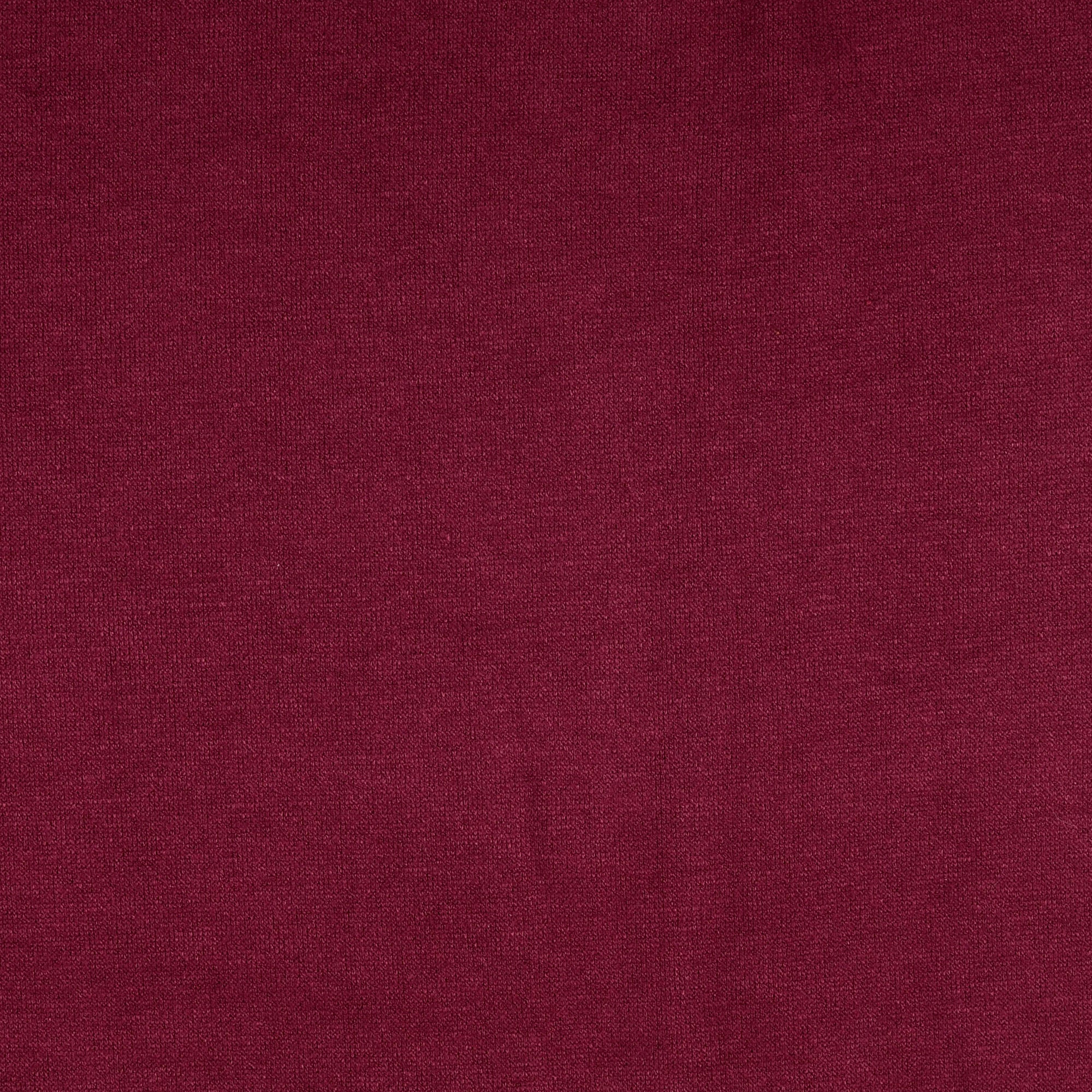 Snug Viscose Blend Sweater Knit in Wine Red