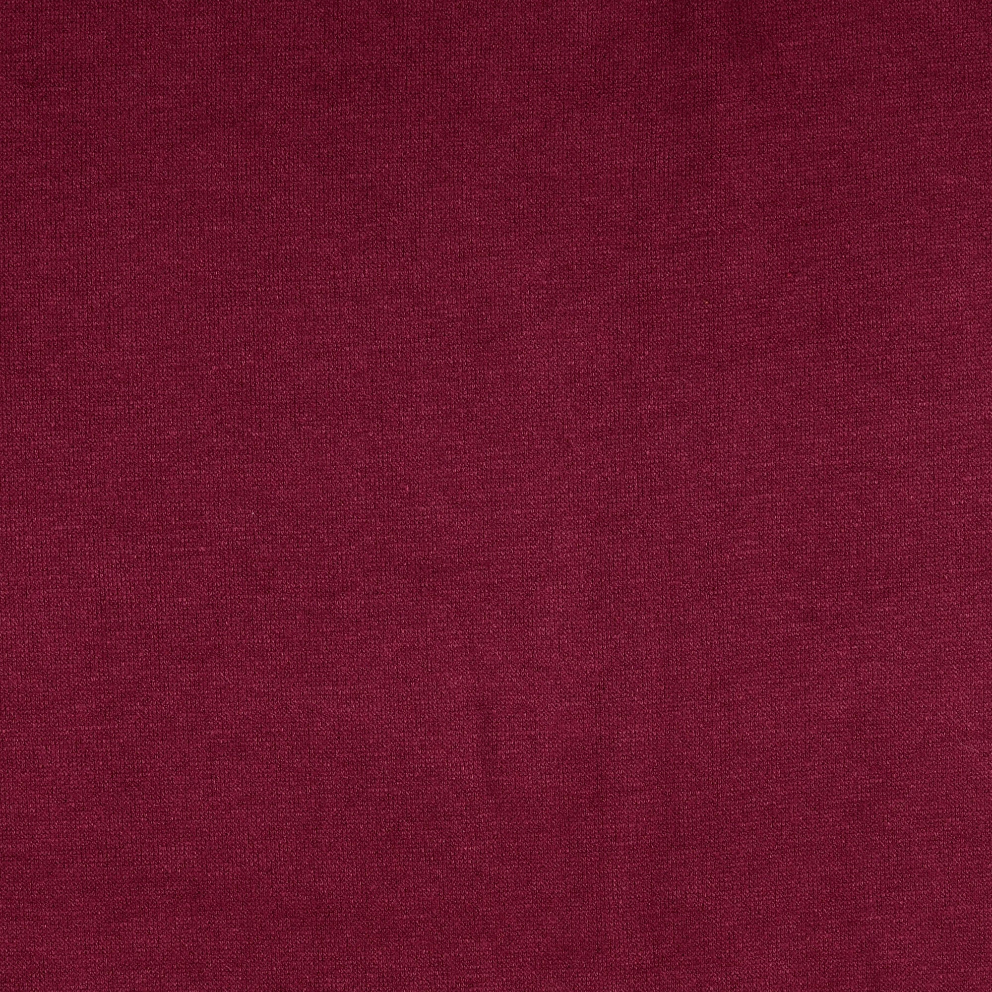 Snug Viscose Blend Sweater Knit in Wine Red