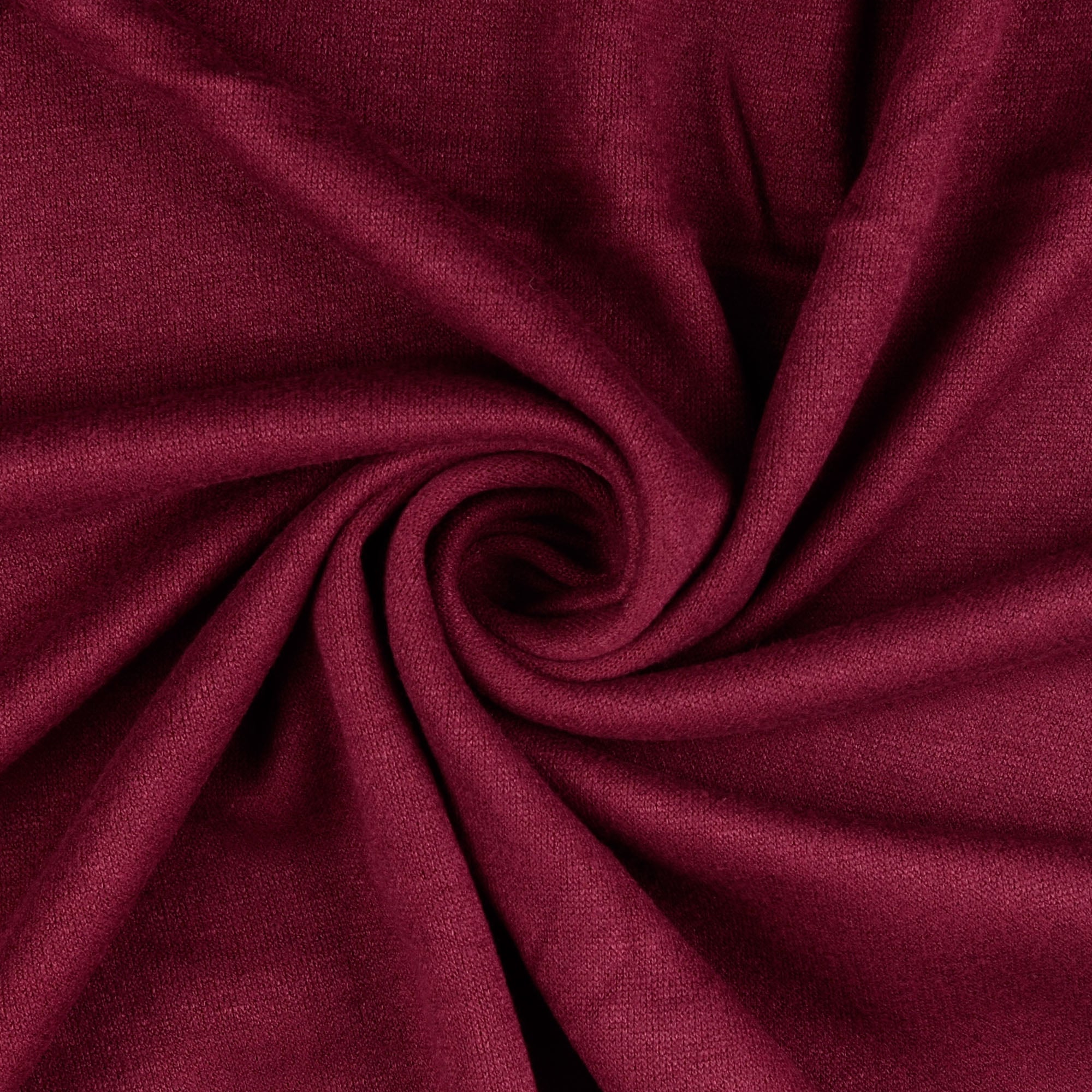 REMNANT 0.56 Metre - Snug Viscose Blend Sweater Knit in Wine Red